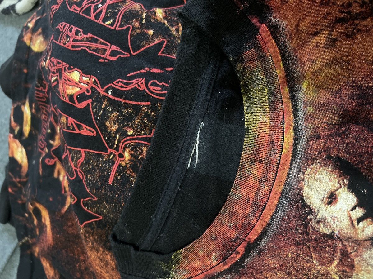Band Tees Very Rare Vintage Vader Black Metal Band All Over Print 666 Size US XL / EU 56 / 4 - 4 Thumbnail