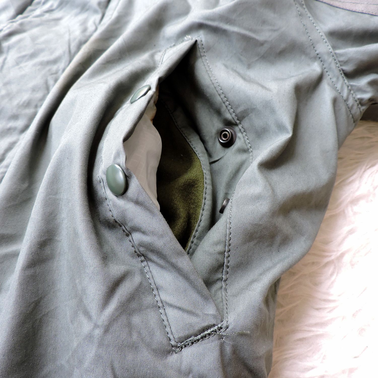 Other 80's N-3B Extreme Cold Weather Snorkel Parka Jacket Size US XXS / EU 40 - 9 Thumbnail