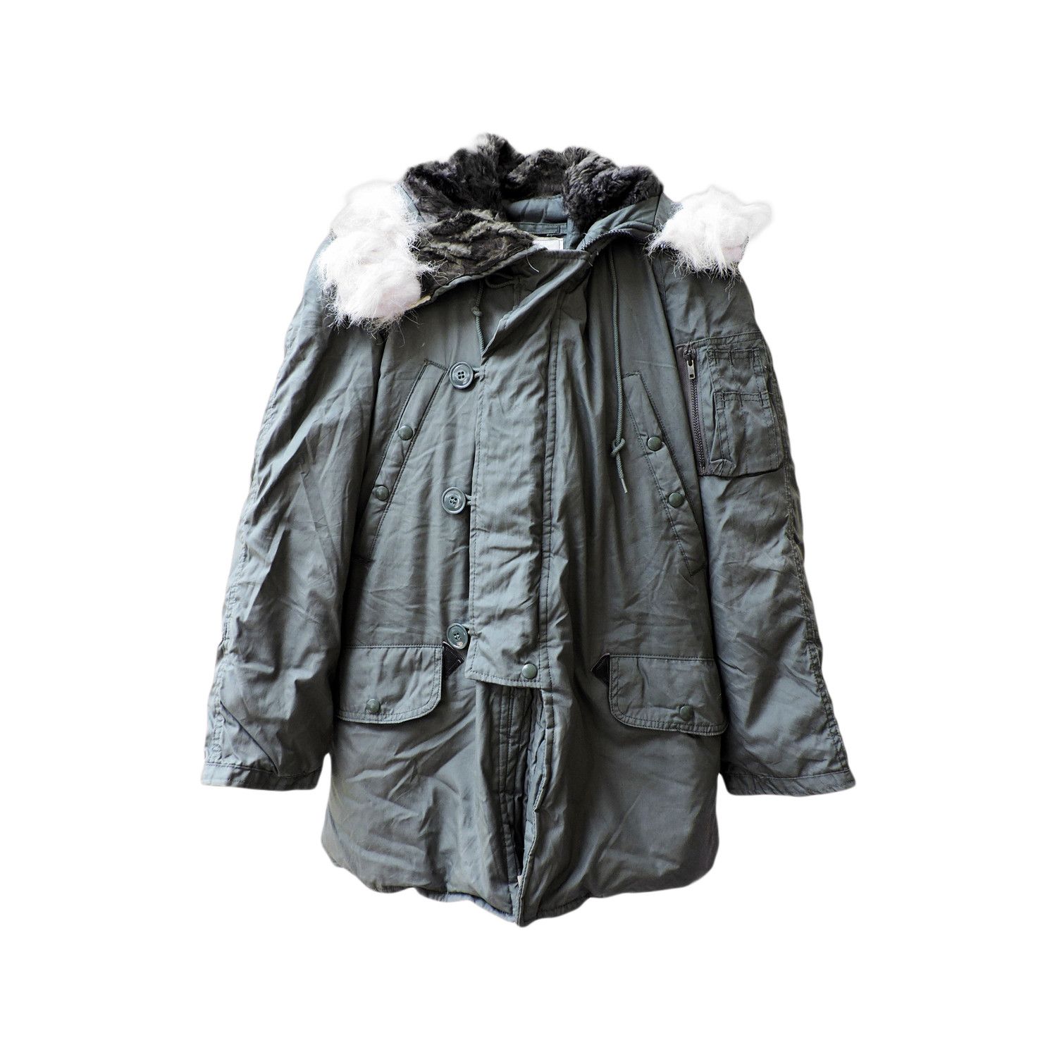 Other 80's N-3B Extreme Cold Weather Snorkel Parka Jacket Size US XXS / EU 40 - 1 Thumbnail