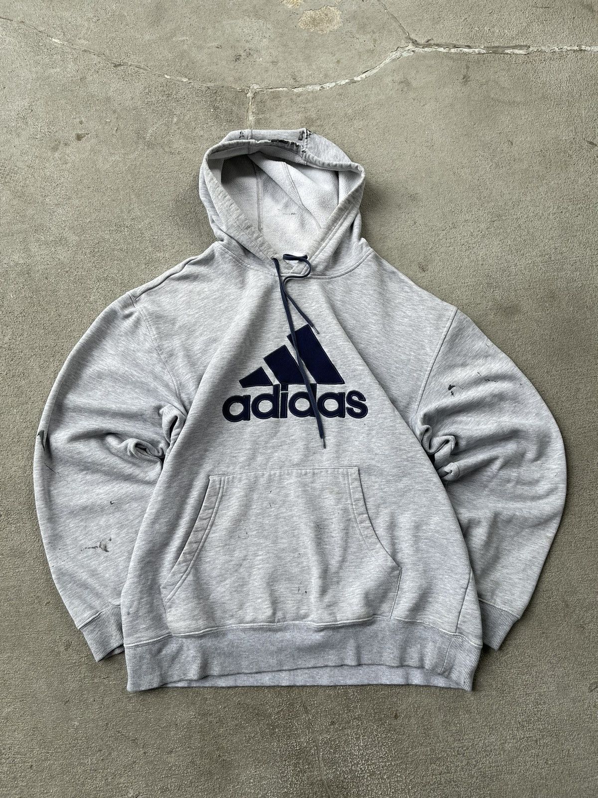 Vintage Vintage Adidas Hoodie Size US XL / EU 56 / 4 - 2 Thumbnail