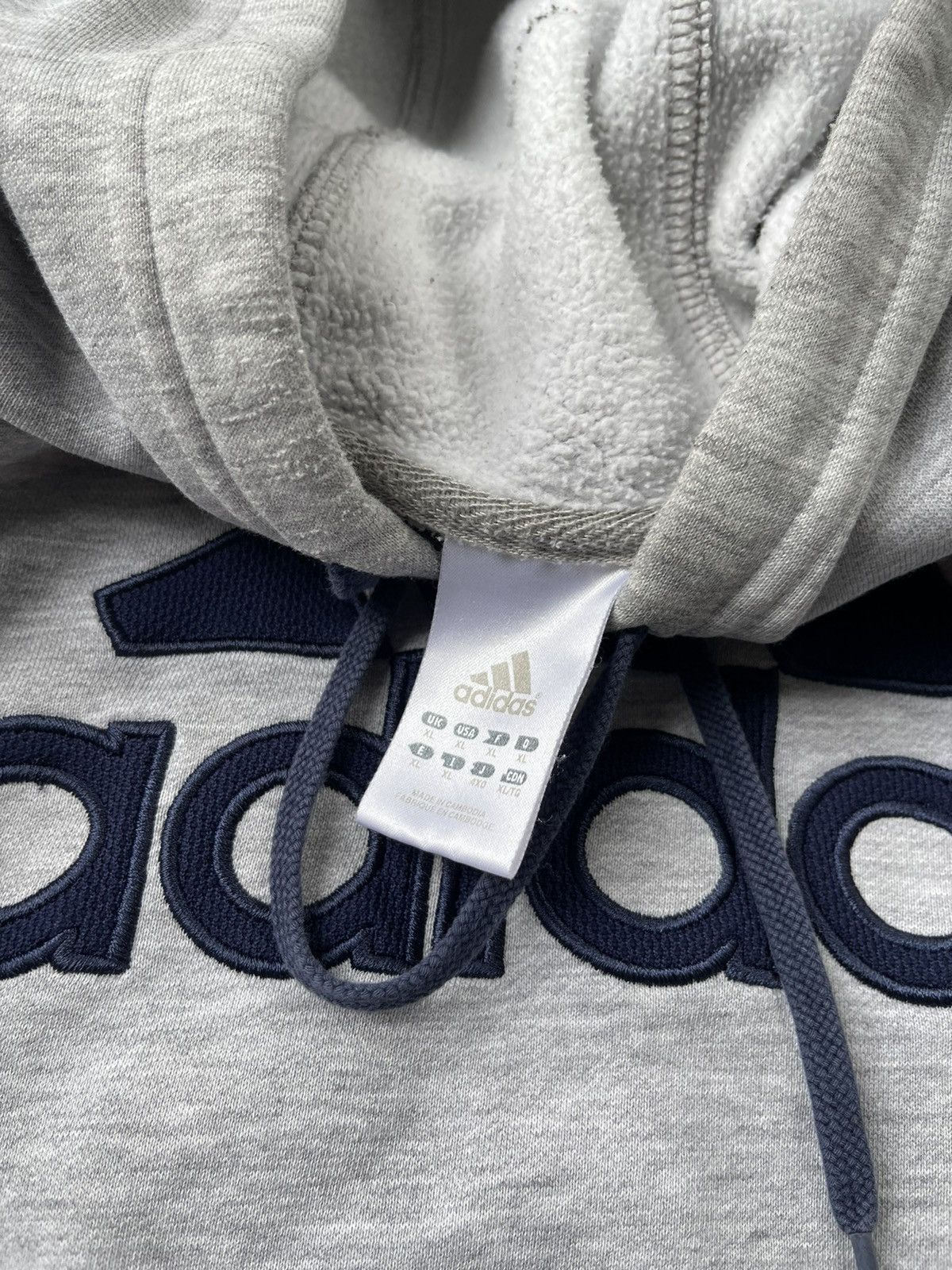Vintage Vintage Adidas Hoodie Size US XL / EU 56 / 4 - 4 Thumbnail