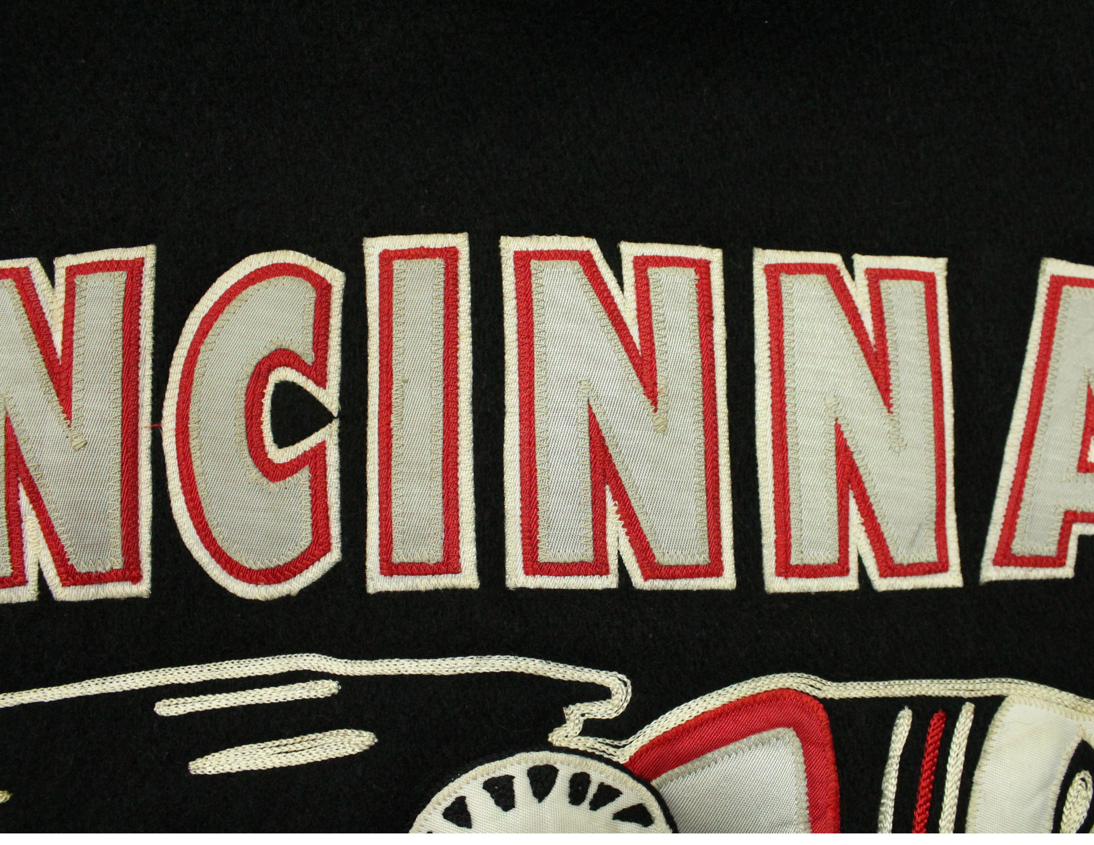 Vintage Vintage CINCINNATI CYCLONES Jacket Varsity Leather Wool Size US XL / EU 56 / 4 - 15 Thumbnail