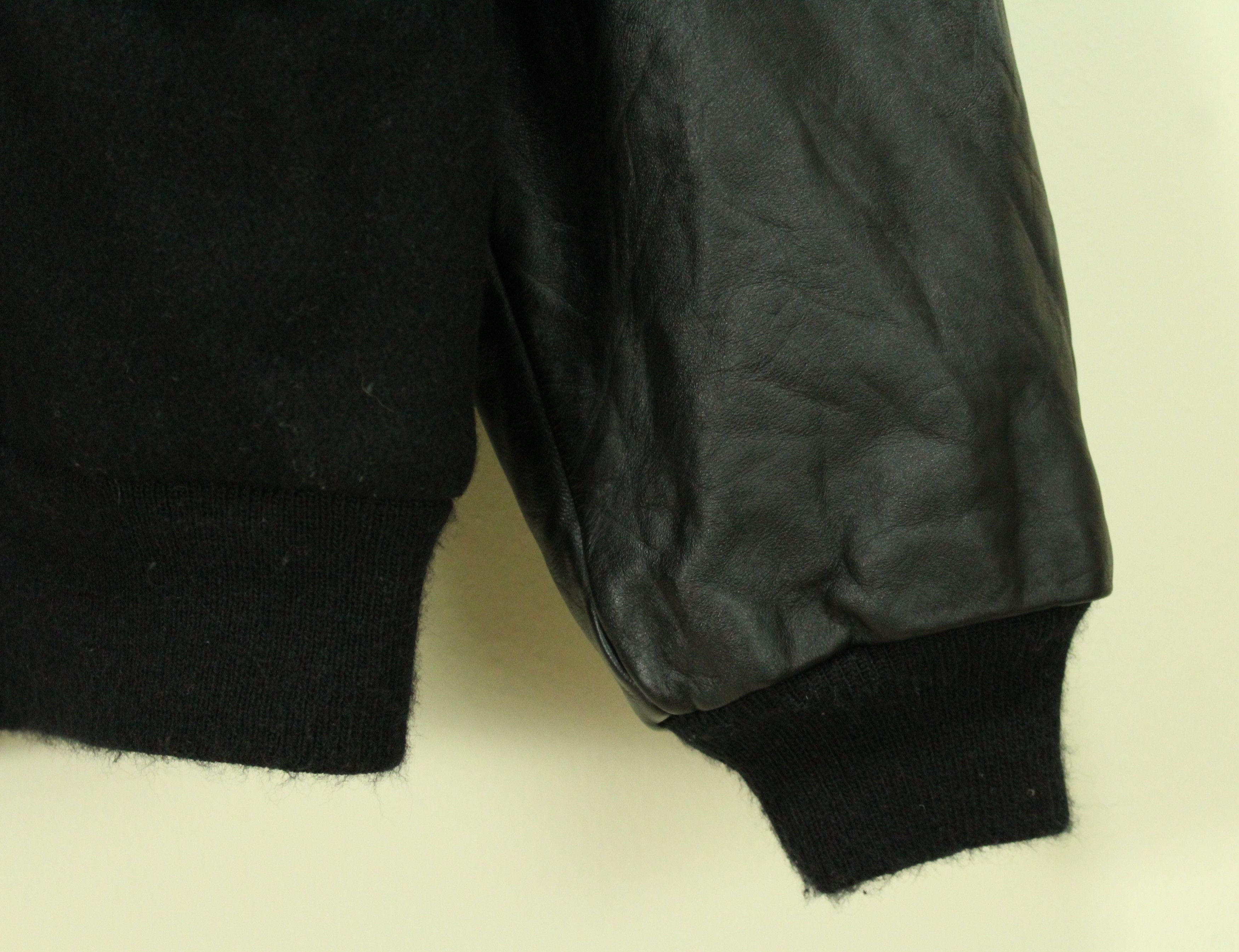 Vintage Vintage CINCINNATI CYCLONES Jacket Varsity Leather Wool Size US XL / EU 56 / 4 - 3 Thumbnail