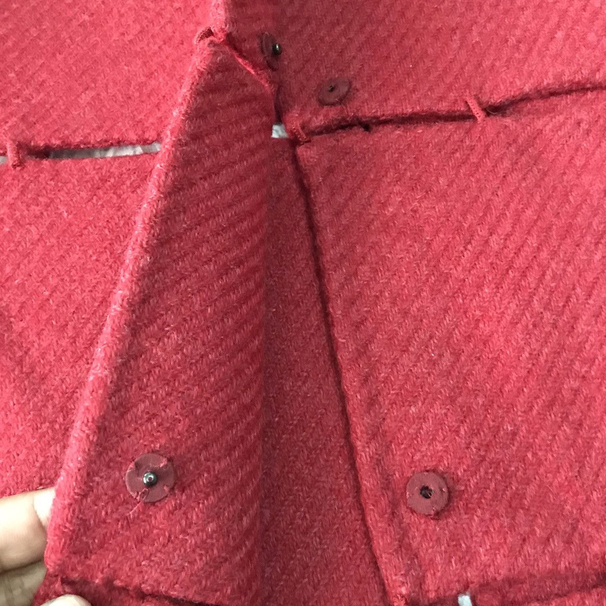 Prada Rare Collection Prada Fashion Show FW 1998 Wool Long Coat Size M / US 6-8 / IT 42-44 - 13 Thumbnail