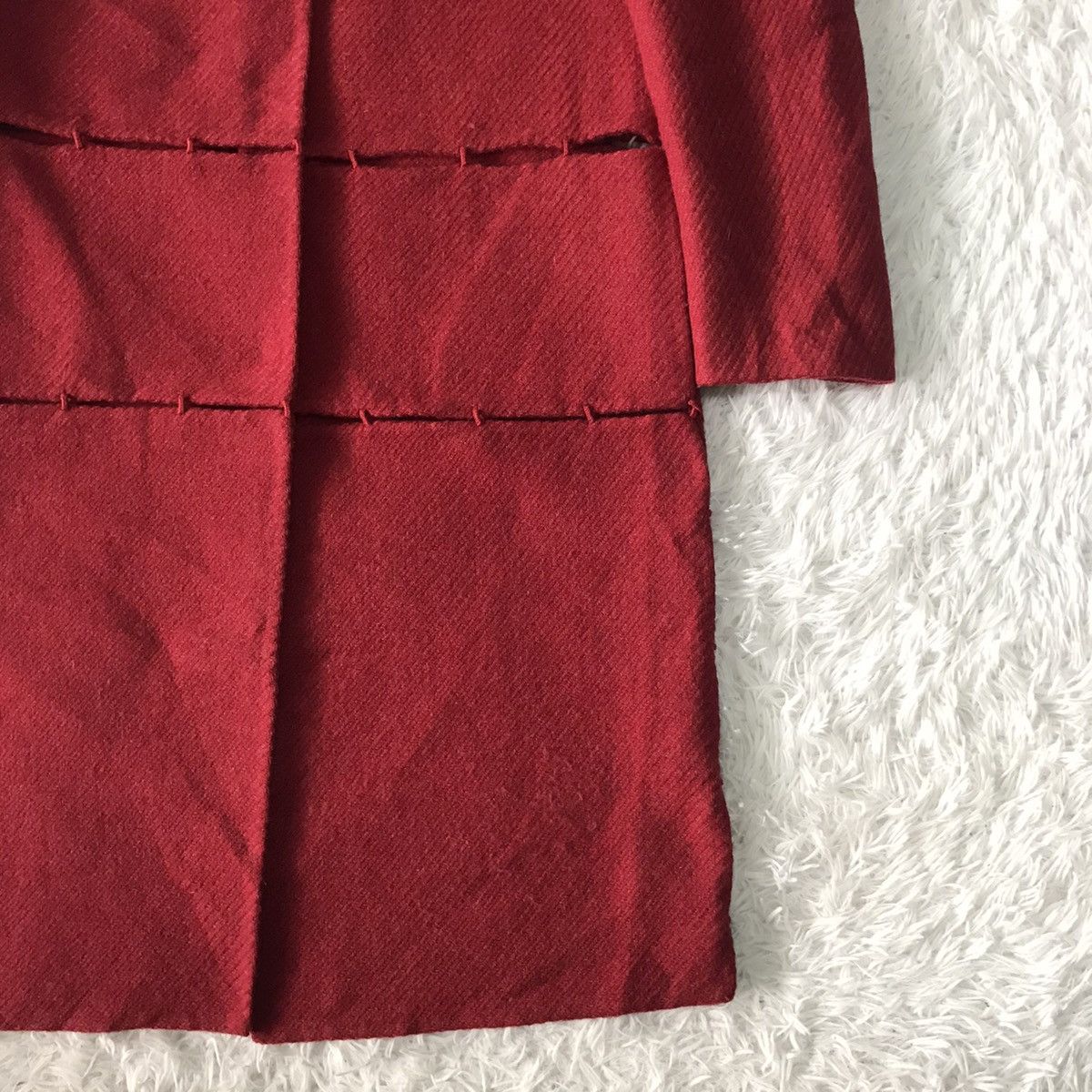 Prada Rare Collection Prada Fashion Show FW 1998 Wool Long Coat Size M / US 6-8 / IT 42-44 - 5 Thumbnail