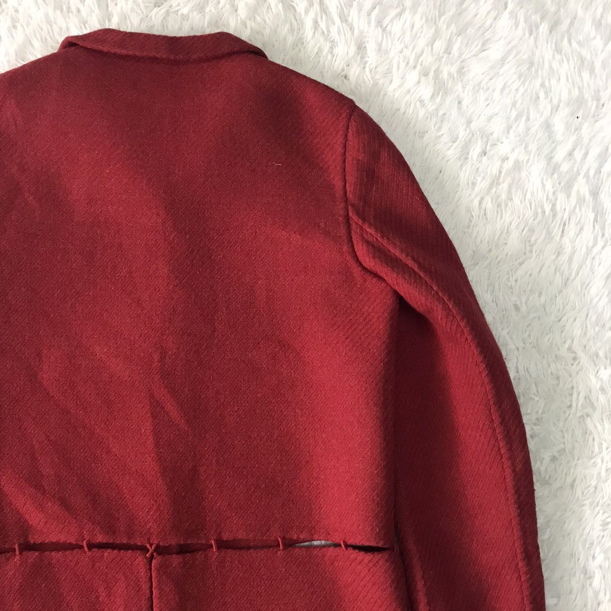 Prada Rare Collection Prada Fashion Show FW 1998 Wool Long Coat Size M / US 6-8 / IT 42-44 - 11 Thumbnail