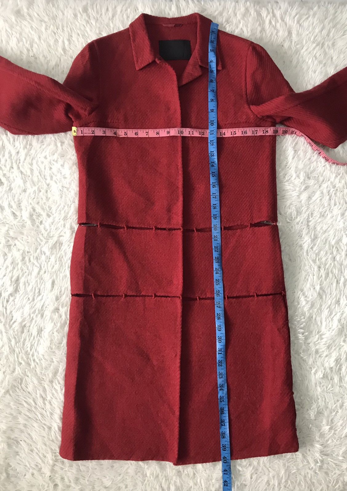 Prada Rare Collection Prada Fashion Show FW 1998 Wool Long Coat Size M / US 6-8 / IT 42-44 - 17 Thumbnail