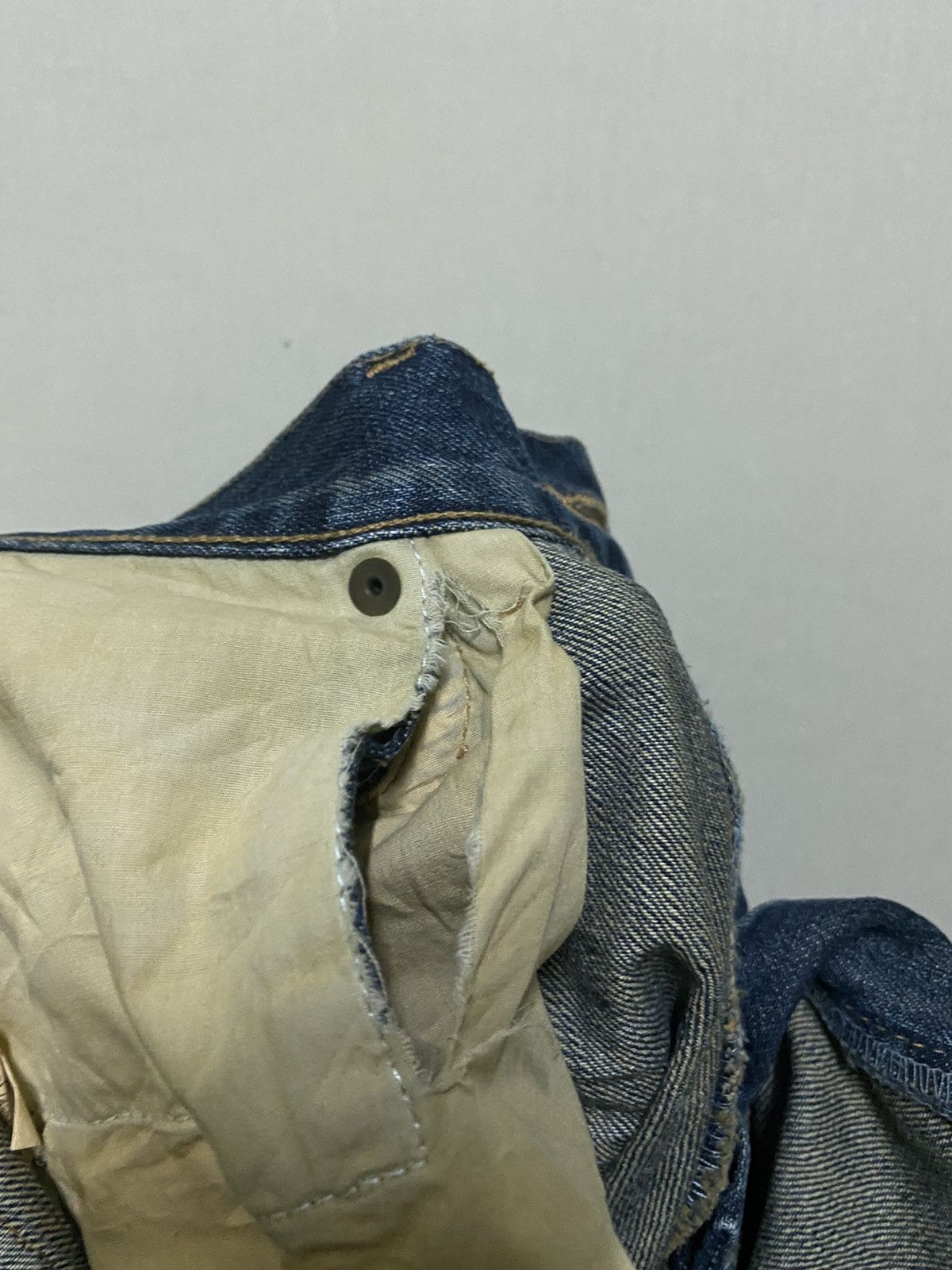 Japanese Brand No id Distressed Jeans Size US 32 / EU 48 - 13 Thumbnail