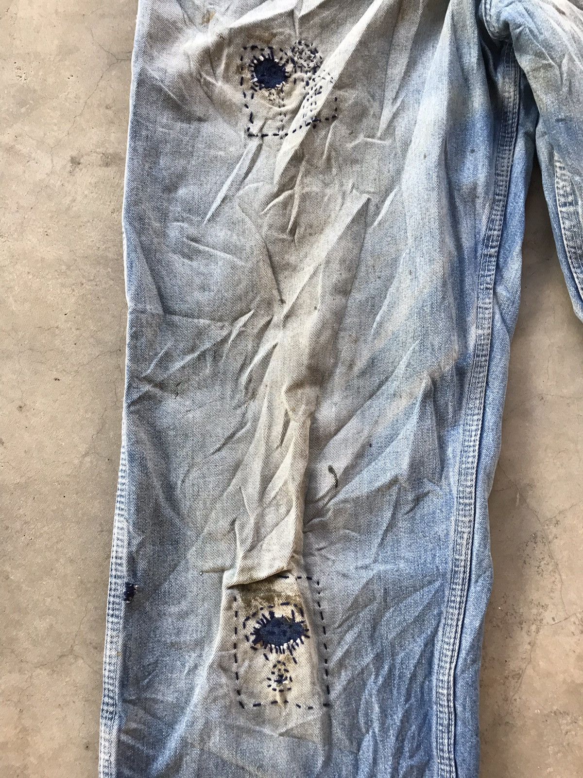Oshkosh Thrashed Oshkosh Bgosh Ripped 70s Vintage Carpenter Pants Size US 30 / EU 46 - 3 Thumbnail