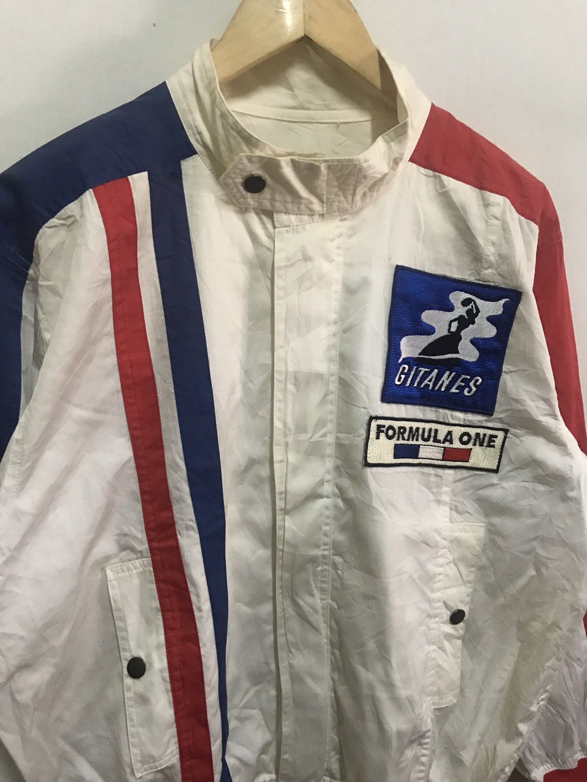 Vintage Gitanes formula one racing team Size US M / EU 48-50 / 2 - 2 Thumbnail