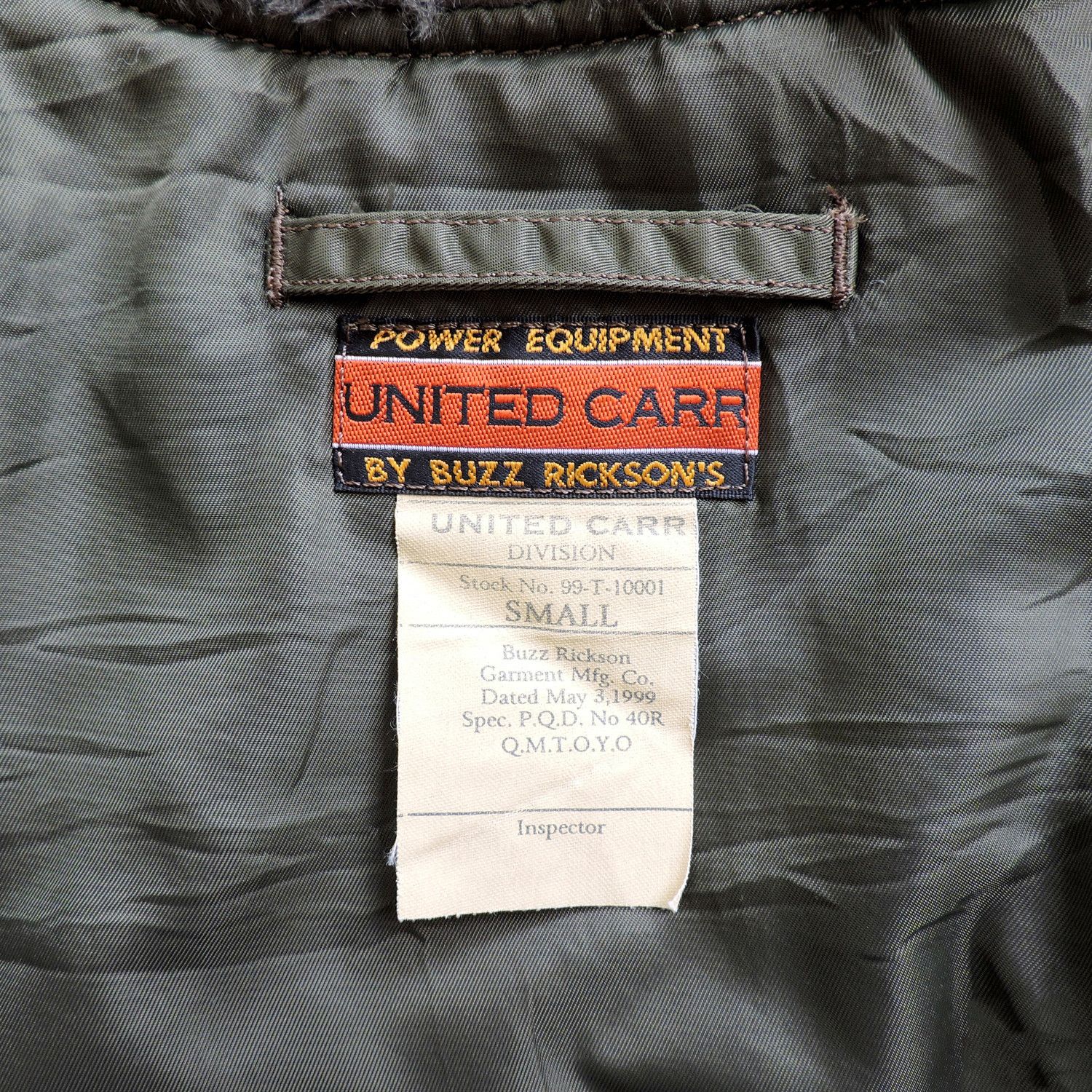 Buzz Rickson's Power Equipment United Carr N-3B Jacket By Buzz Rickson's Size US S / EU 44-46 / 1 - 3 Thumbnail