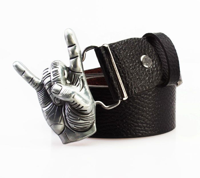 Leather Fashion personality punk cool belt Size ONE SIZE - 4 Thumbnail