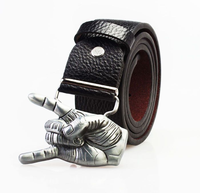 Leather Fashion personality punk cool belt Size ONE SIZE - 3 Thumbnail