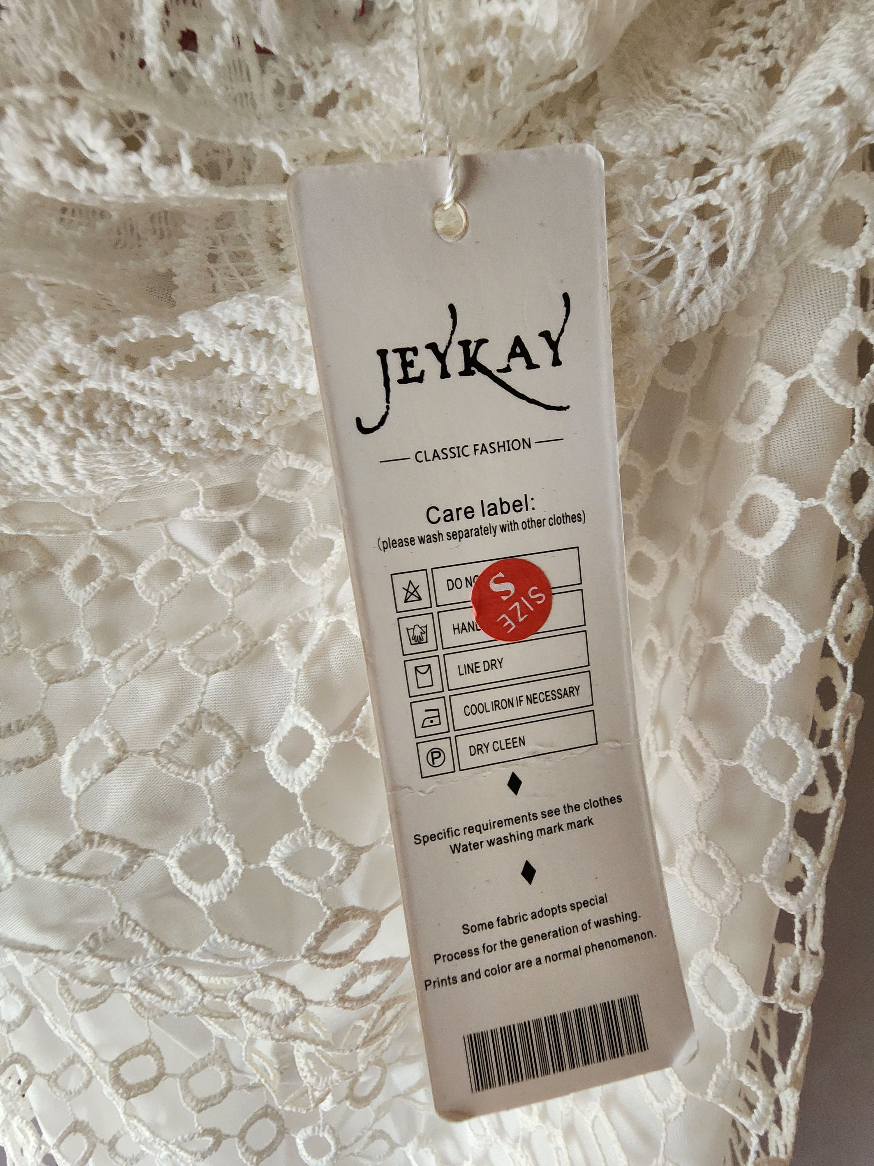Other Jeykay Classic Fashion White Lace Off Shoulder Dress S Size S / US 4 / IT 40 - 5 Thumbnail