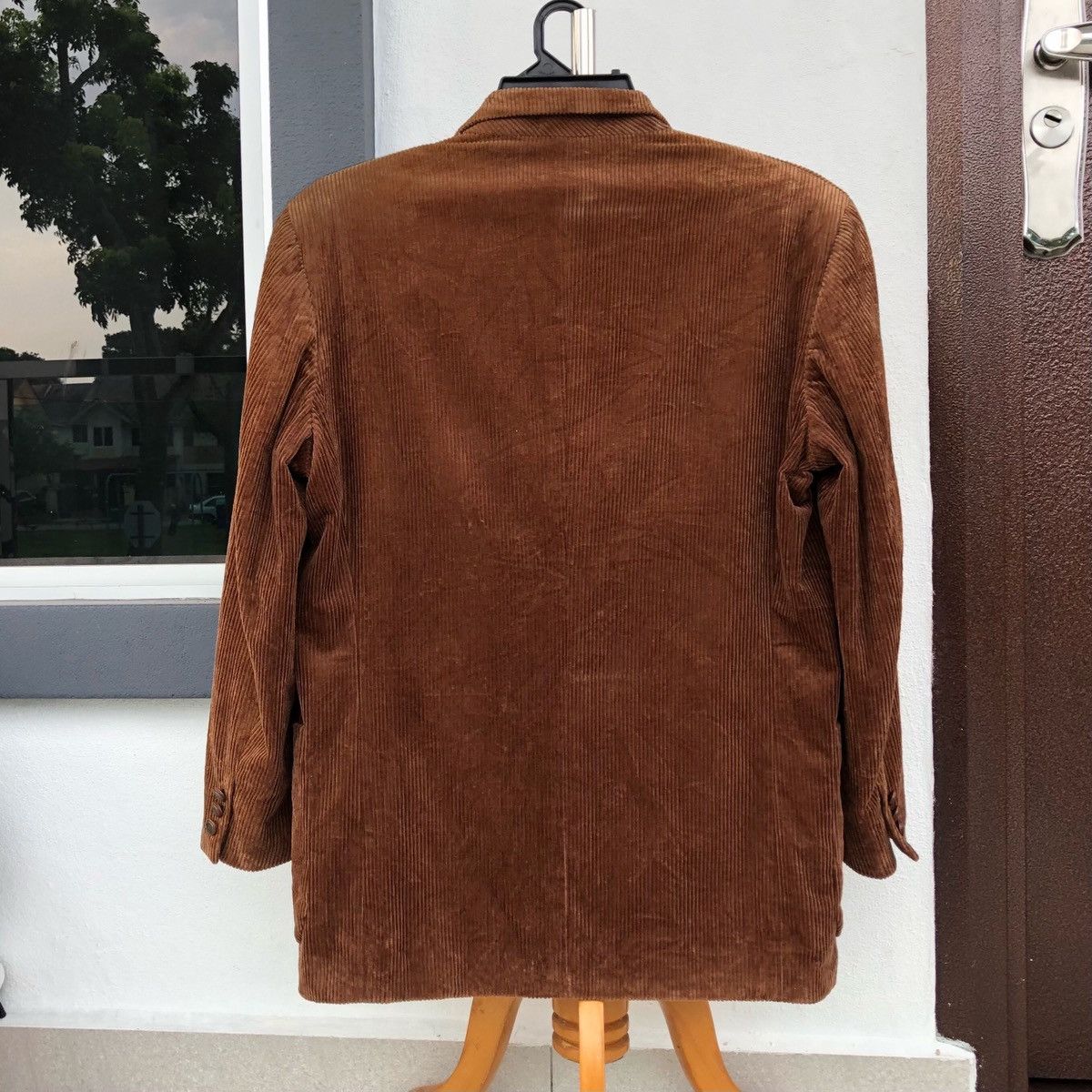 Burberry Vintage Burberrys Corduroy Embroidery Logo Blazer Size US M / EU 48-50 / 2 - 9 Thumbnail