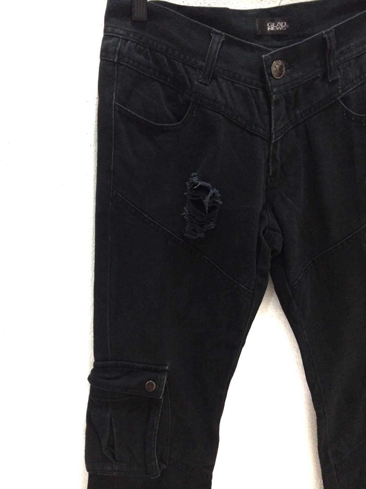 Japanese Brand Japanese Brand Glad News Punk Rock Double Pocket Carg Size US 30 / EU 46 - 4 Thumbnail