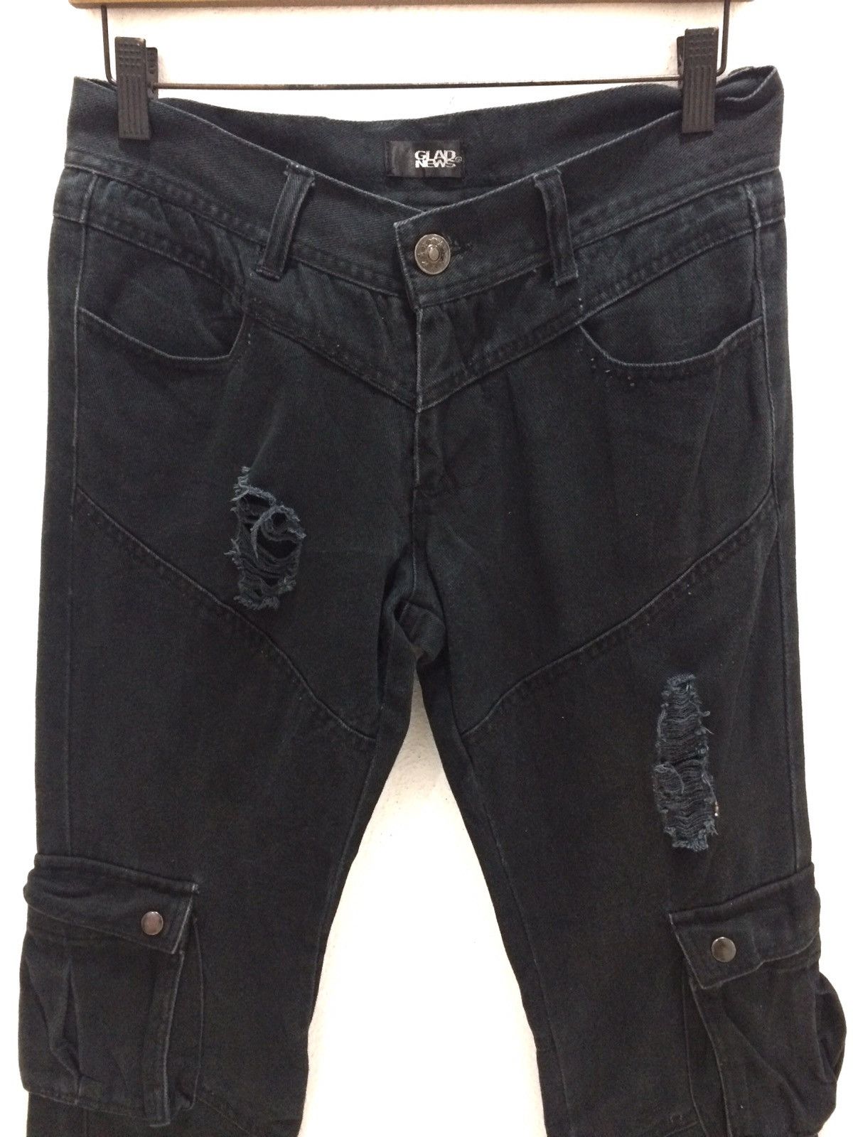 Japanese Brand Japanese Brand Glad News Punk Rock Double Pocket Carg Size US 30 / EU 46 - 2 Thumbnail