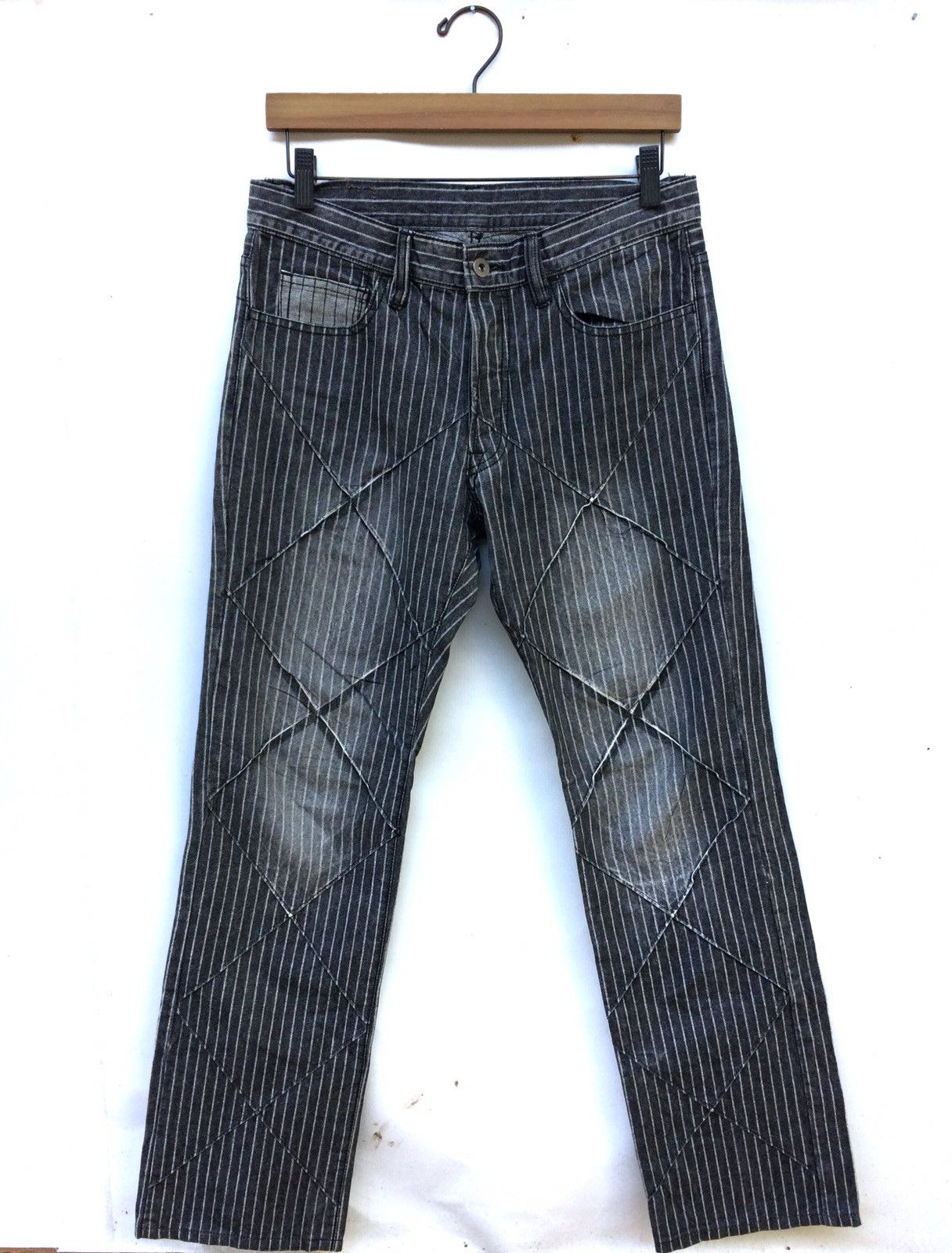 Boycott Boycott Made In Japan Striped Design Casual Pants Size US 32 / EU 48 - 1 Thumbnail