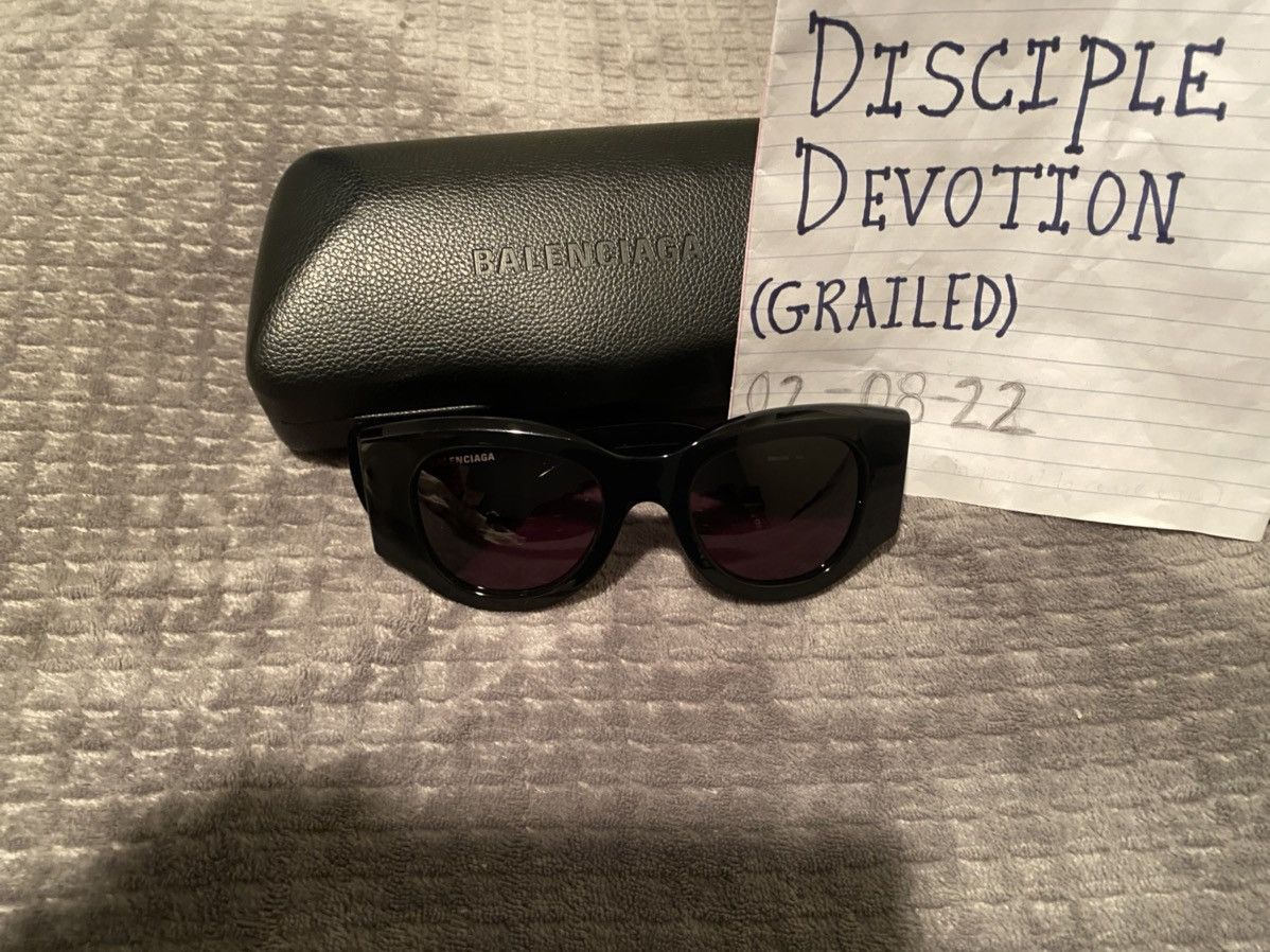 Balenciaga Balenciaga Paris Cat Sunglasses Size ONE SIZE - 11 Thumbnail