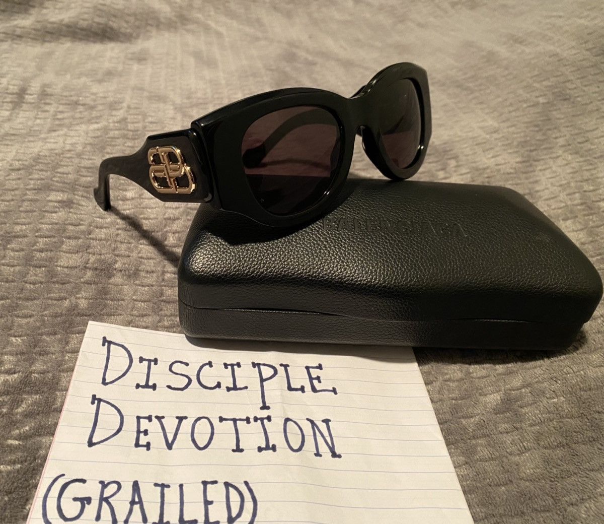 Balenciaga Balenciaga Paris Cat Sunglasses Size ONE SIZE - 1 Thumbnail