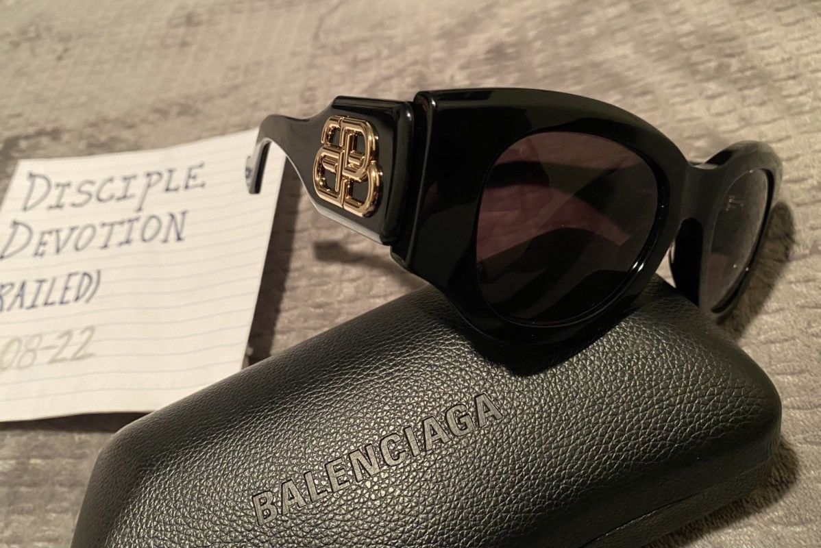 Balenciaga Balenciaga Paris Cat Sunglasses Size ONE SIZE - 17 Thumbnail
