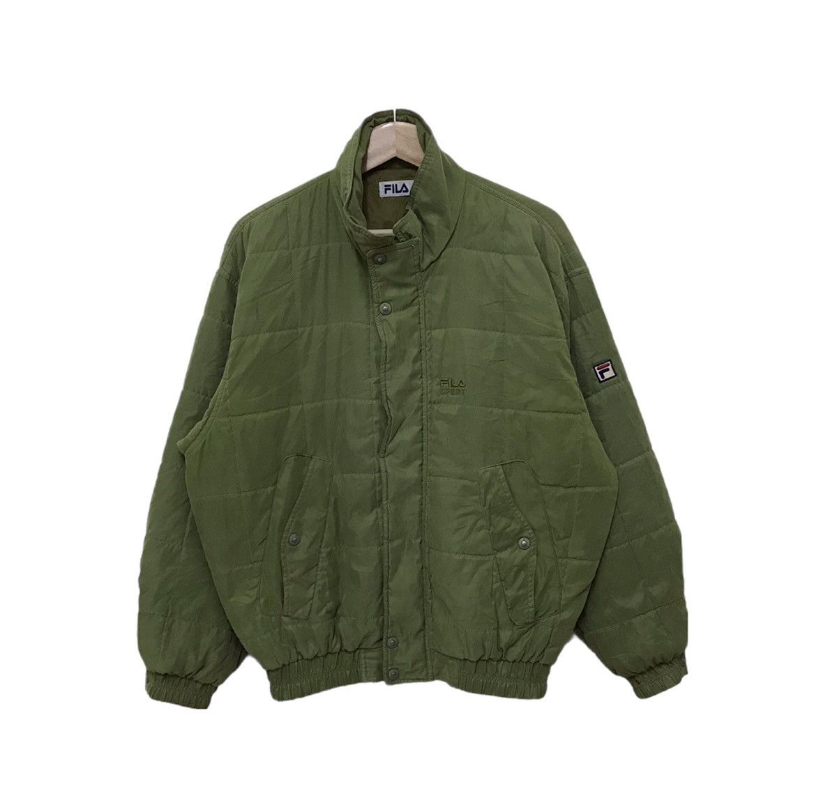 Fila × Vintage Vintage Fila Sportswear Quilted Jacket Size US M / EU 48-50 / 2 - 2 Thumbnail