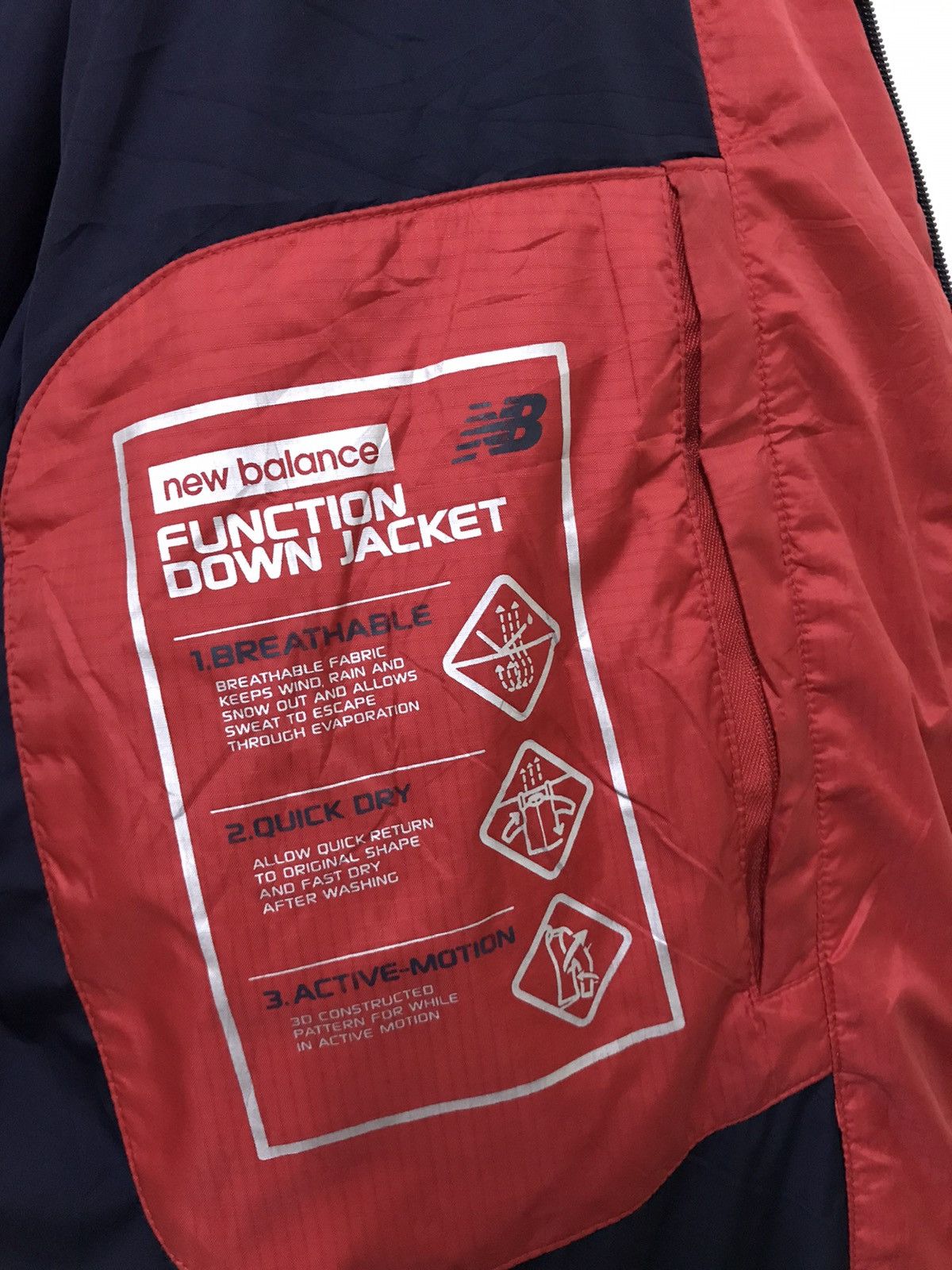 New Balance New Balance Two Tones Goose Down Puffer Jacket Size US M / EU 48-50 / 2 - 14 Thumbnail