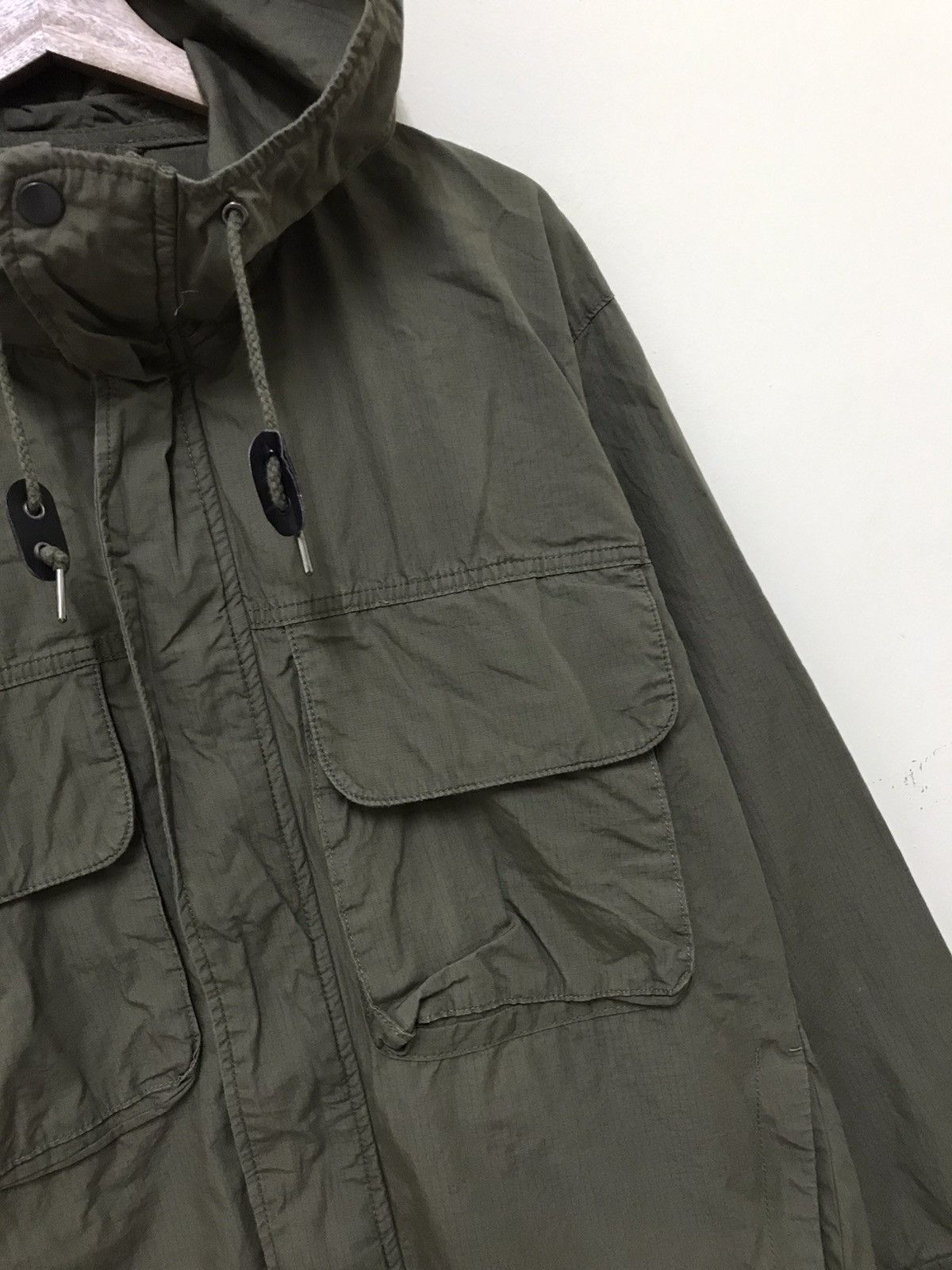 Japanese Brand Japan Brand Minimalist Hoodie Jacket Multipocket Size US L / EU 52-54 / 3 - 7 Thumbnail