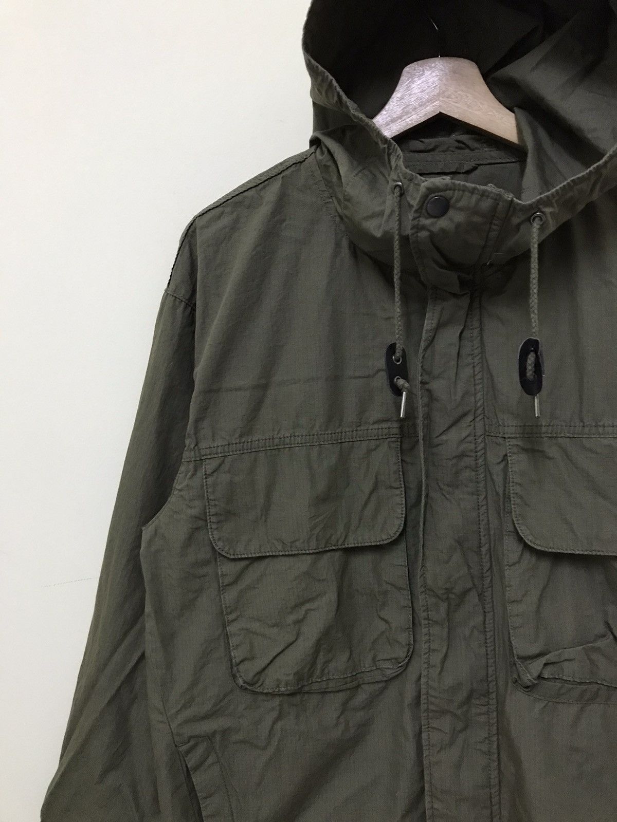Japanese Brand Japan Brand Minimalist Hoodie Jacket Multipocket Size US L / EU 52-54 / 3 - 8 Thumbnail