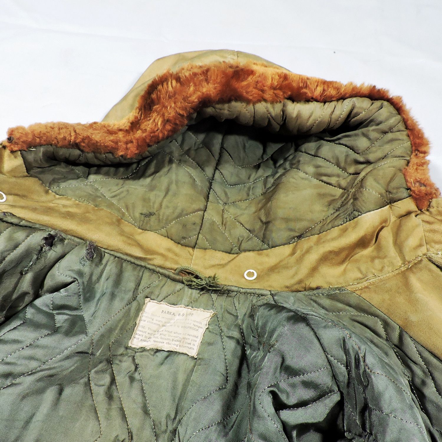 Other USAAF B-9 Flight Crew Parka Jacket Size US M / EU 48-50 / 2 - 5 Thumbnail
