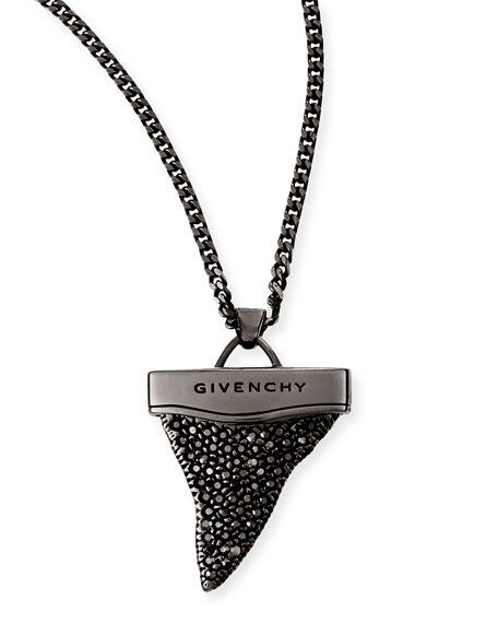 Givenchy Shark Tooth Necklace Black