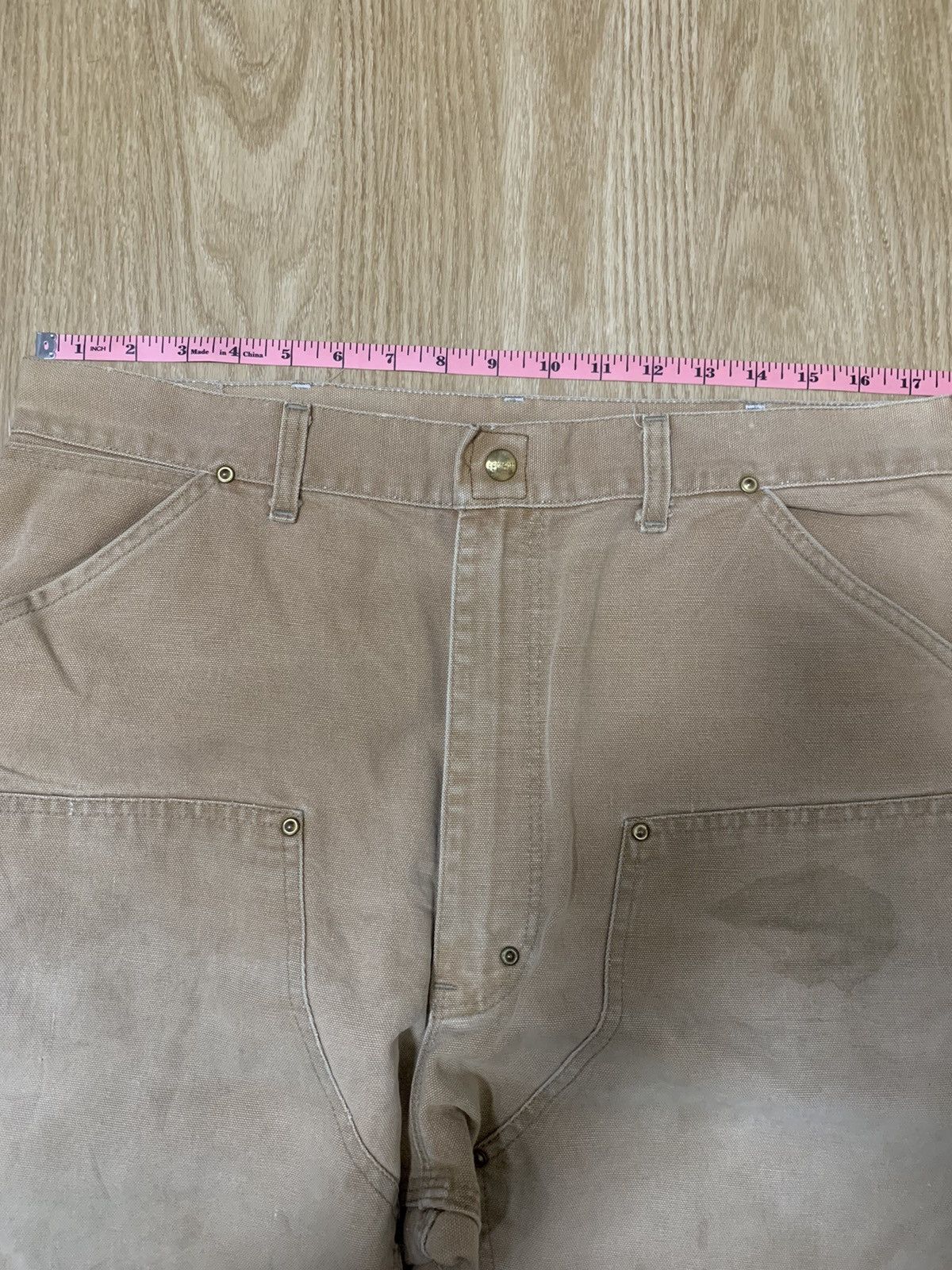 Carhartt × Vintage Vintage 80s Carhartt Double Knee Carpenter Size US 35 - 9 Thumbnail