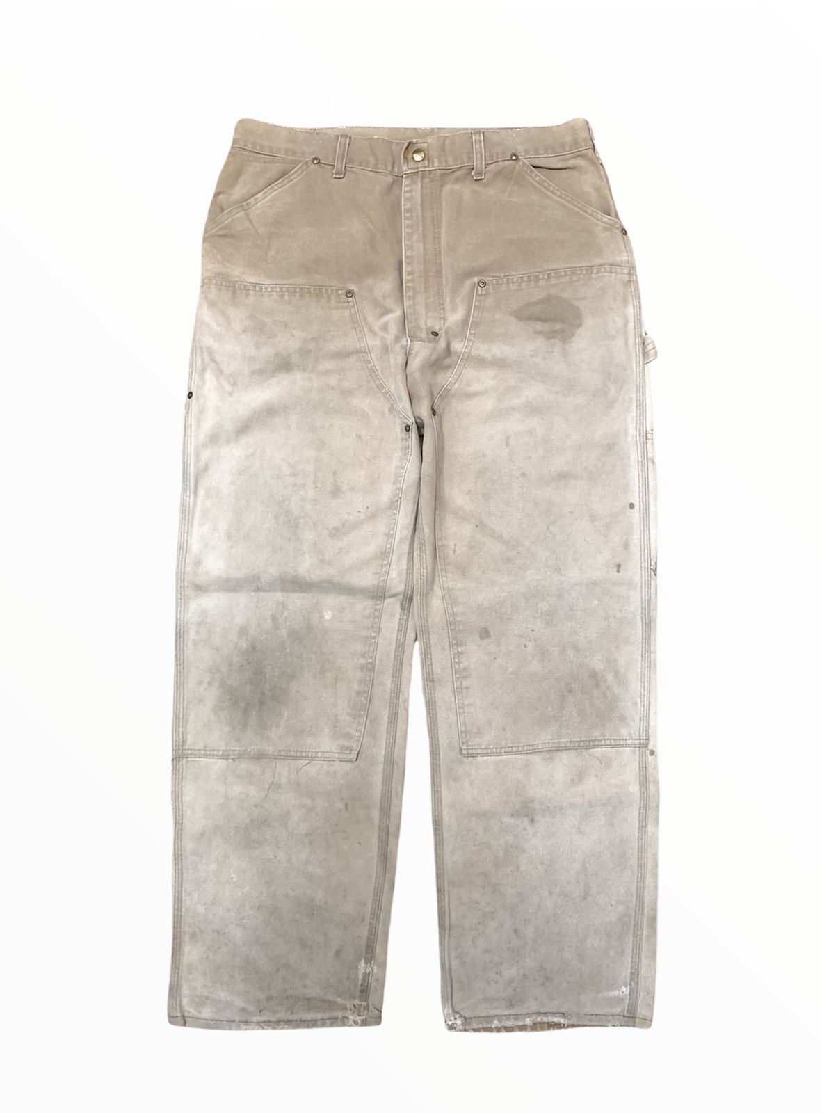 Carhartt × Vintage Vintage 80s Carhartt Double Knee Carpenter Size US 35 - 1 Thumbnail