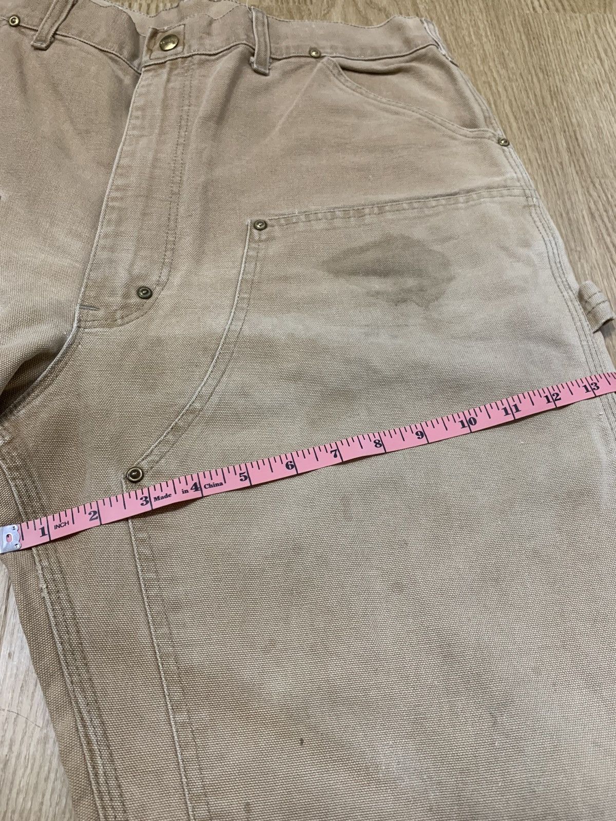 Carhartt × Vintage Vintage 80s Carhartt Double Knee Carpenter Size US 35 - 15 Thumbnail