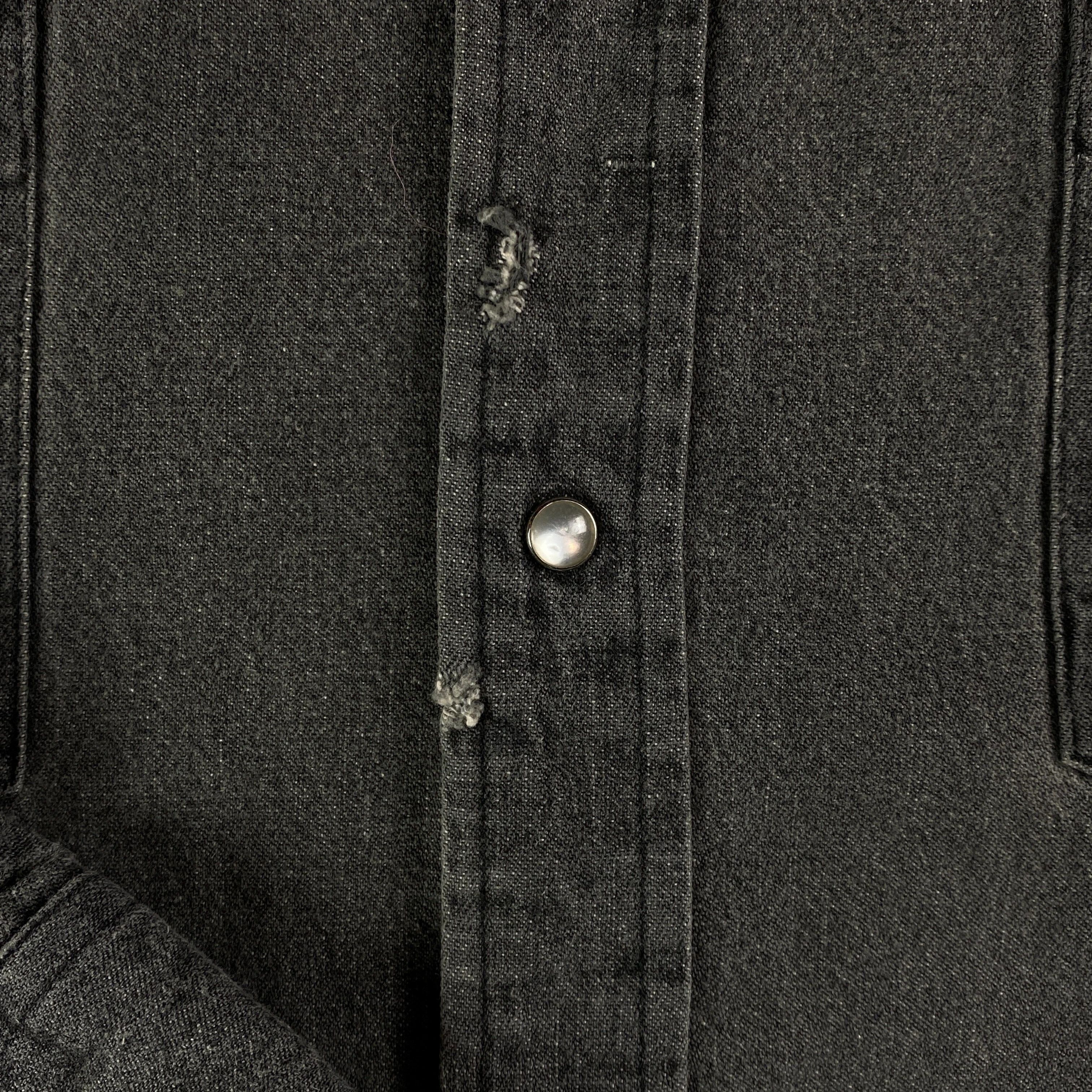 Lee × Vintage Mens Denim Shirt Long Sleeve Vintage Lee Size L Size US L / EU 52-54 / 3 - 4 Thumbnail