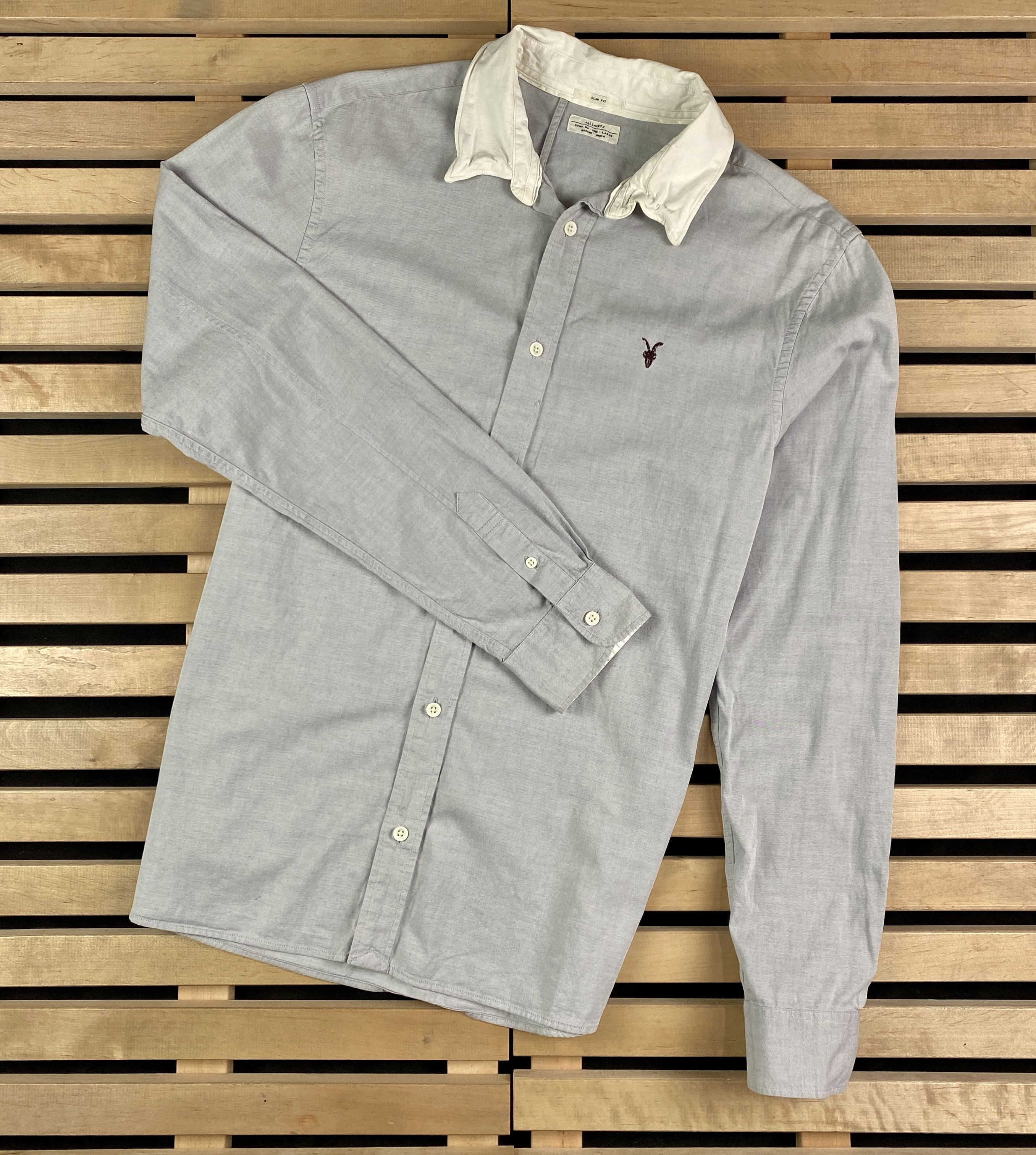 Allsaints Mens Shirt Long Sleeve Allsaints Size L Size US L / EU 52-54 / 3 - 1 Thumbnail