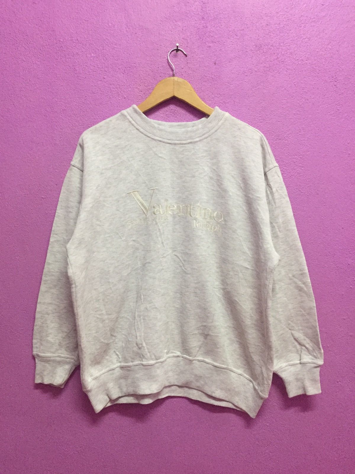 Valentino Vintage 90’s Rudolph Valentino Sports Sweatshirts Size L Size US L / EU 52-54 / 3 - 1 Thumbnail