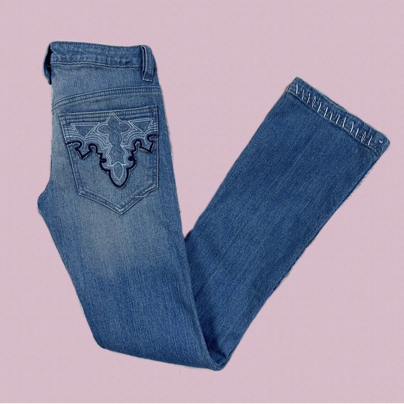 Vintage Y2K Low Rise Flare Jeans | Grailed