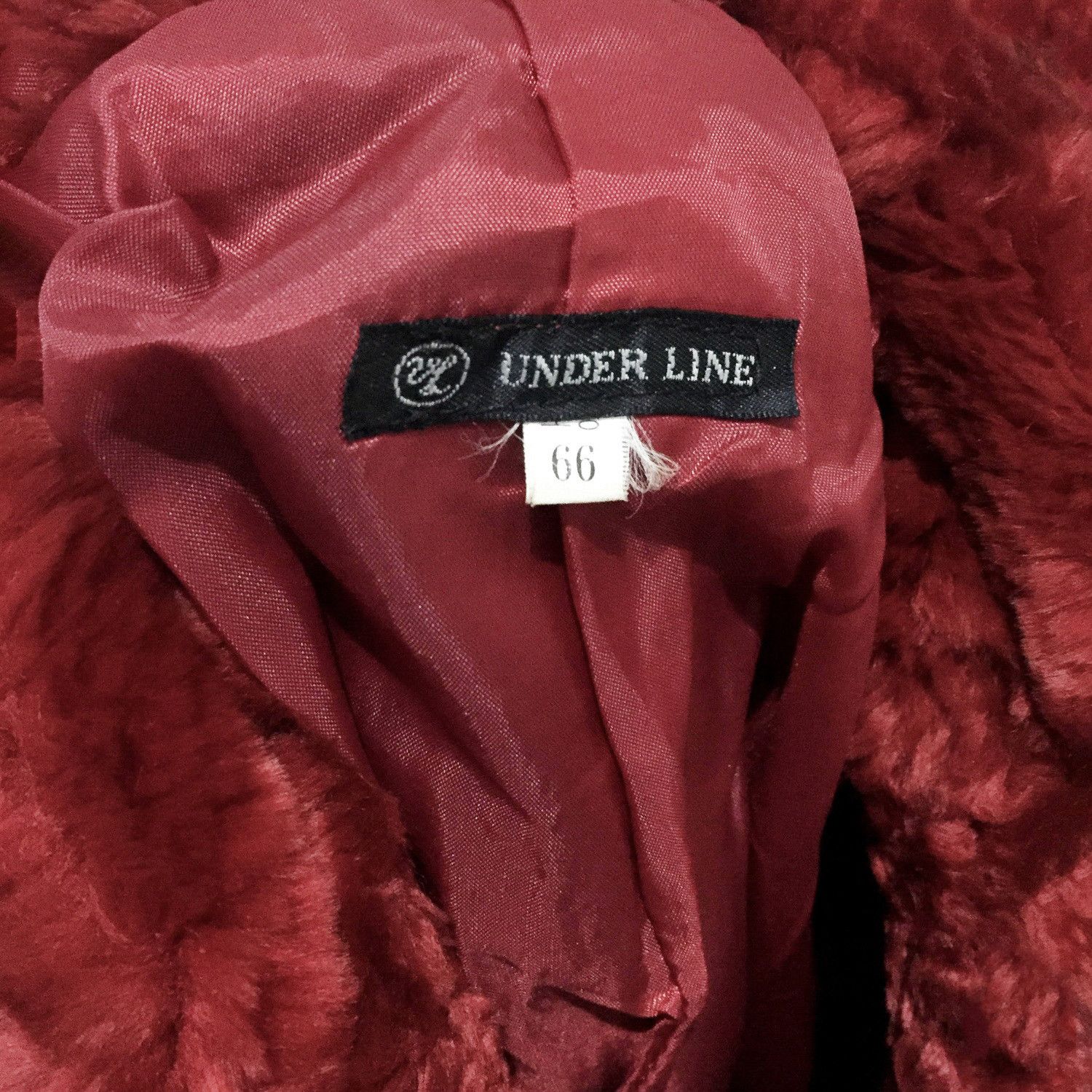 Designer × Japanese Brand × Vintage Under Line Velvet Red Coat Size M / US 6-8 / IT 42-44 - 2 Thumbnail