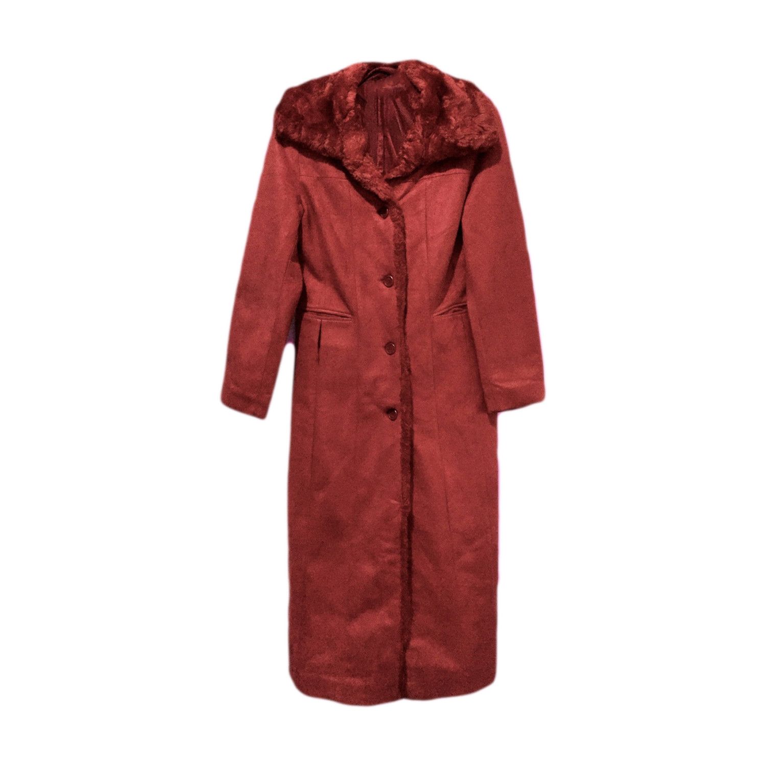 Designer × Japanese Brand × Vintage Under Line Velvet Red Coat Size M / US 6-8 / IT 42-44 - 1 Thumbnail