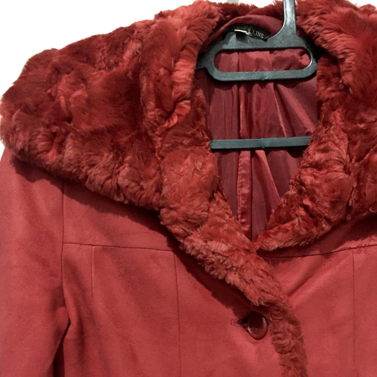Designer × Japanese Brand × Vintage Under Line Velvet Red Coat Size M / US 6-8 / IT 42-44 - 4 Thumbnail