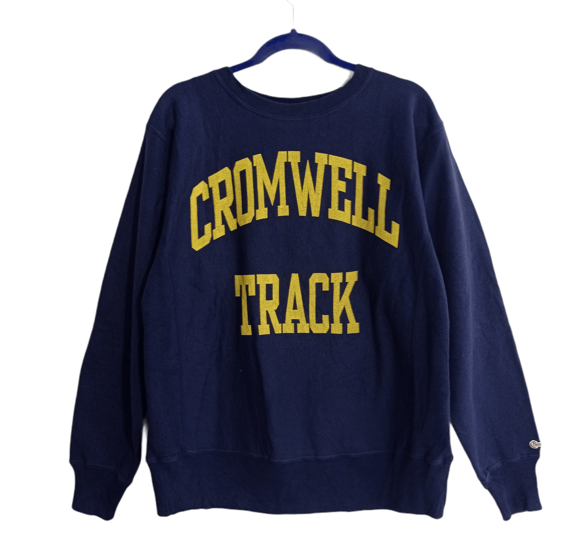 image of Made In Canada Vintage Cheswick Cromwell Track Sweatshirts in Blue, Men's (Size Large)