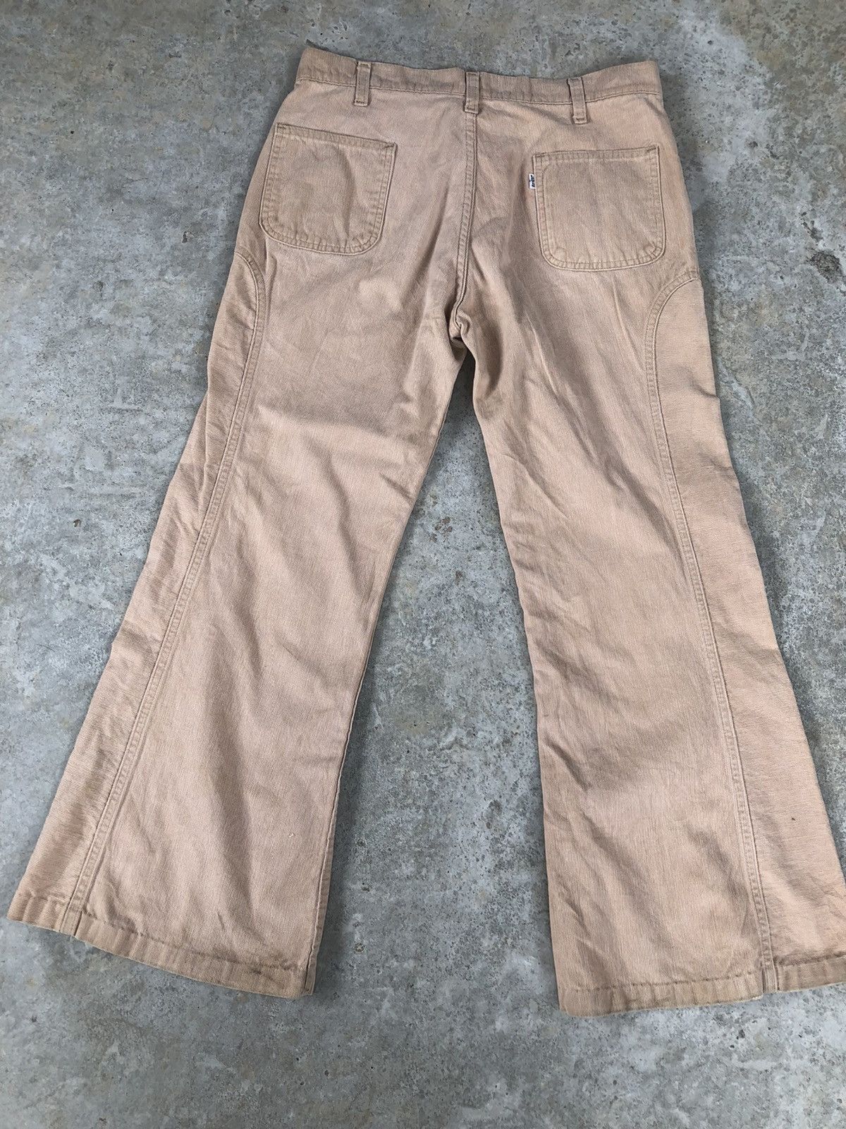 If Six Was Nine vintage 70s Levi’s Corduroy flared pants Size US 33 - 2 Thumbnail