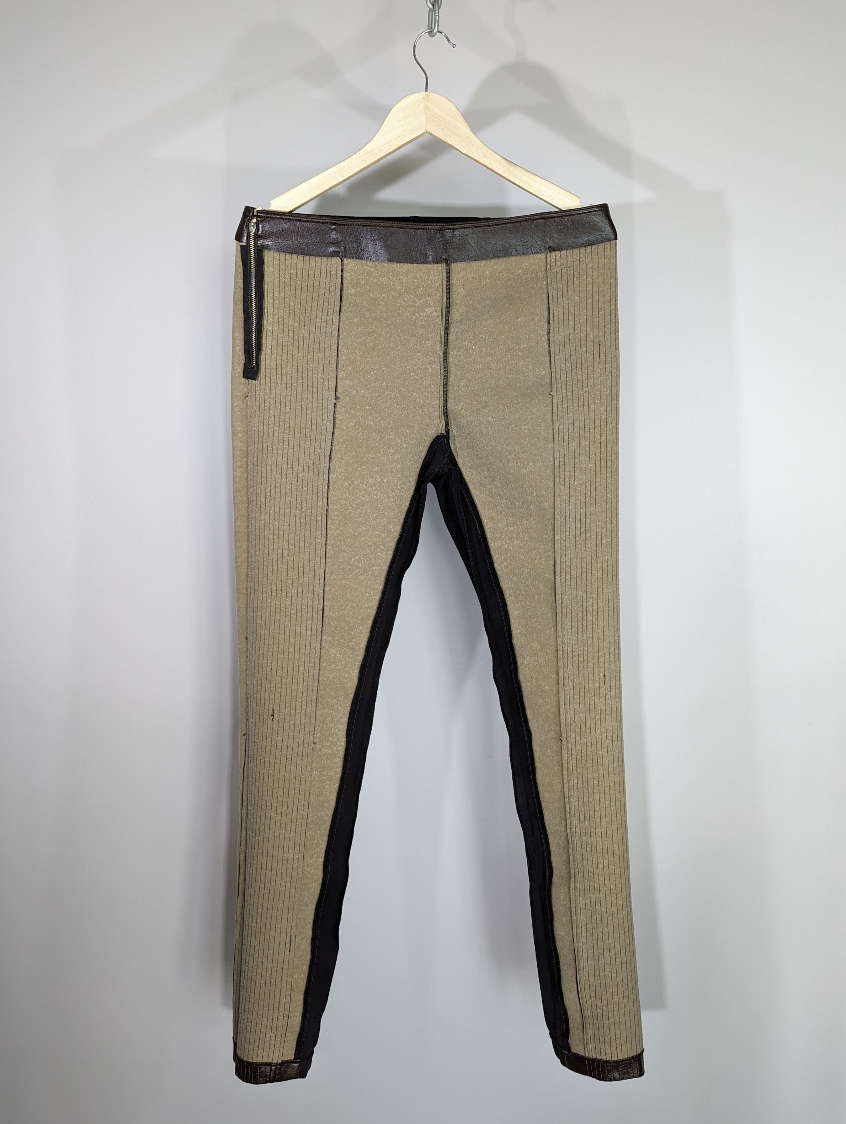 Leather PINKO Fashion Vintage Leatherette Pants Women's Luxury Brand Size 32" / US 10 / IT 46 - 10 Thumbnail