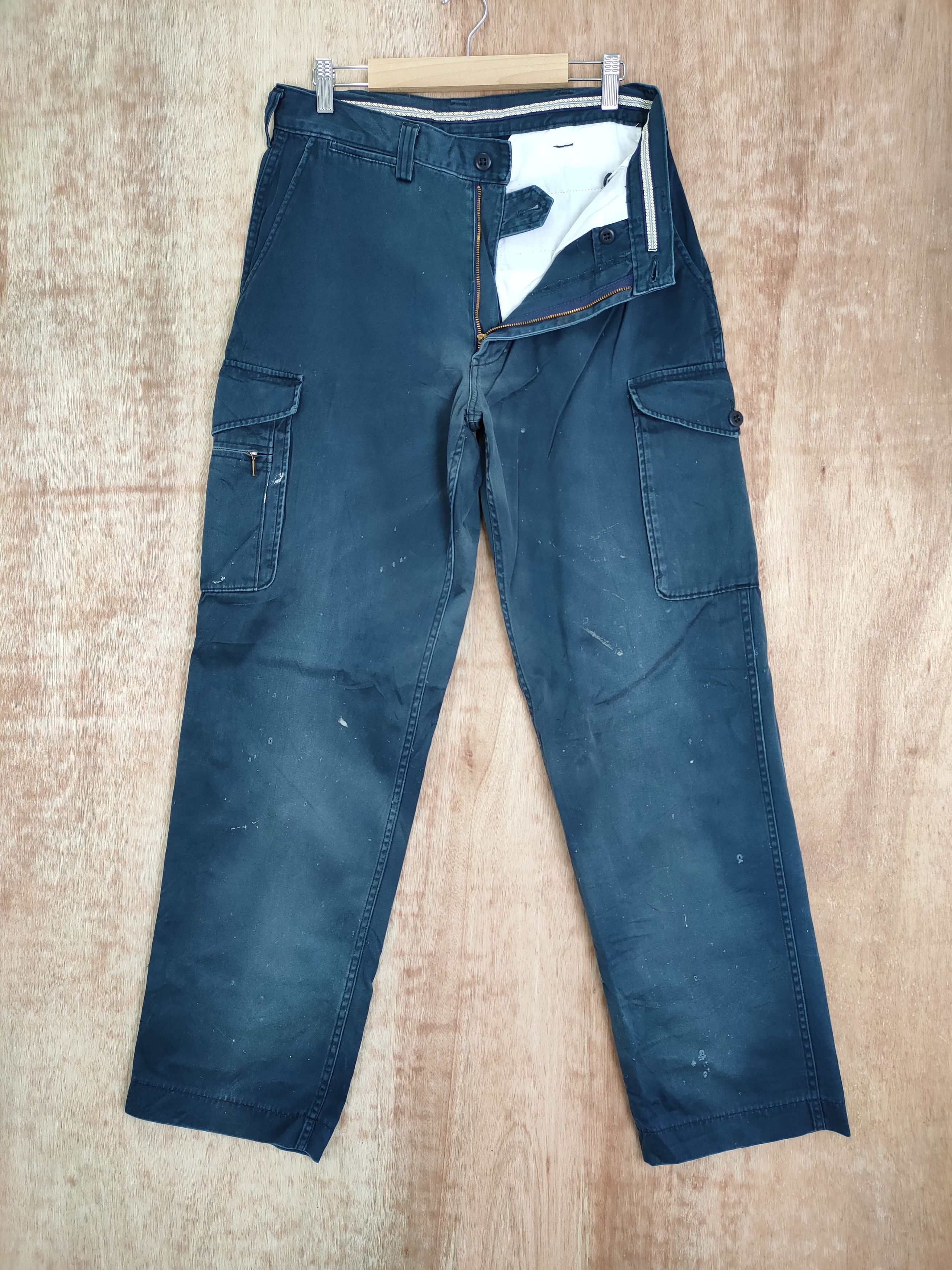 Japanese Brand VINTAGE EVENRIVER FADED CARGO PANTS Size US 32 / EU 48 - 1 Thumbnail
