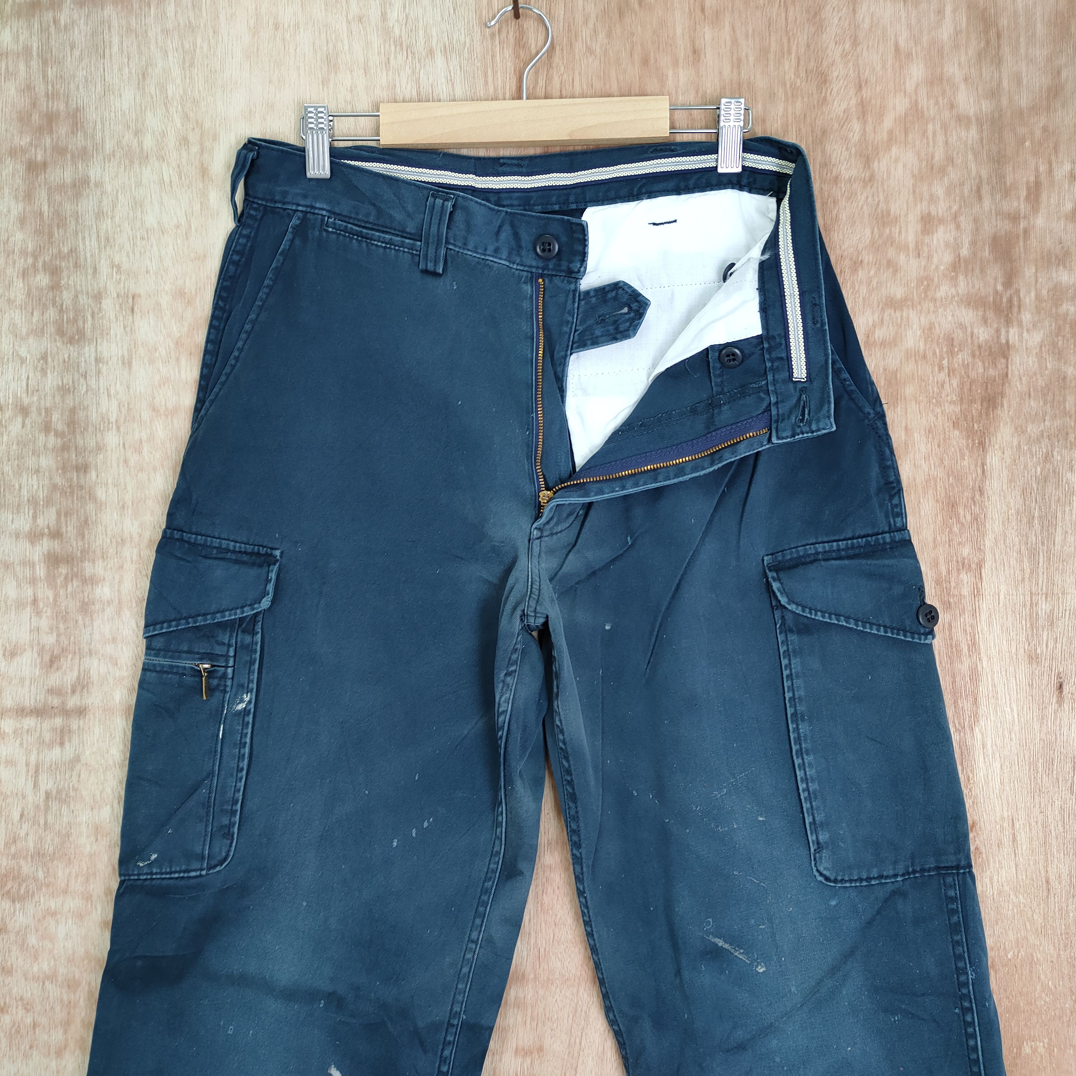 Japanese Brand VINTAGE EVENRIVER FADED CARGO PANTS Size US 32 / EU 48 - 4 Thumbnail