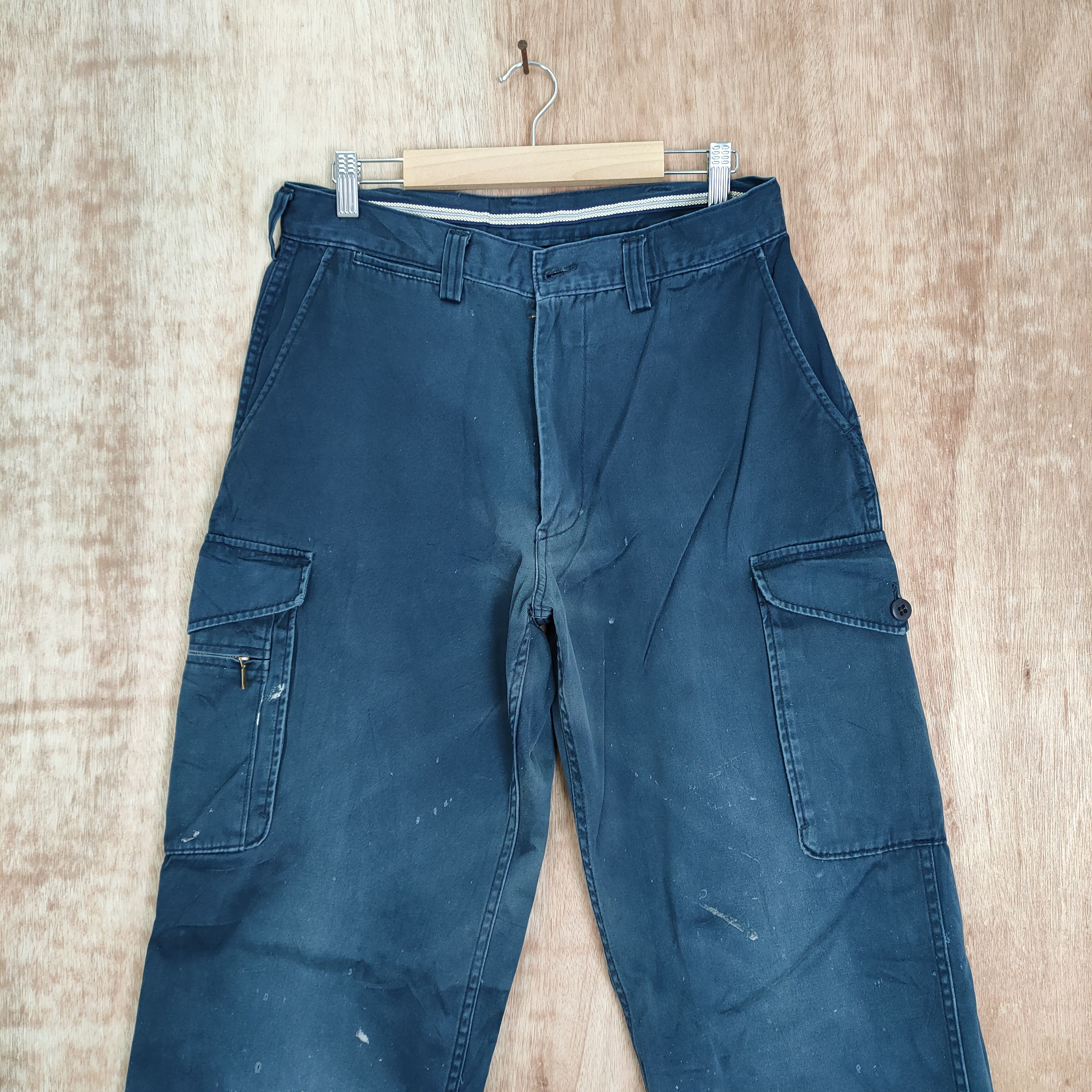 Japanese Brand VINTAGE EVENRIVER FADED CARGO PANTS Size US 32 / EU 48 - 2 Thumbnail