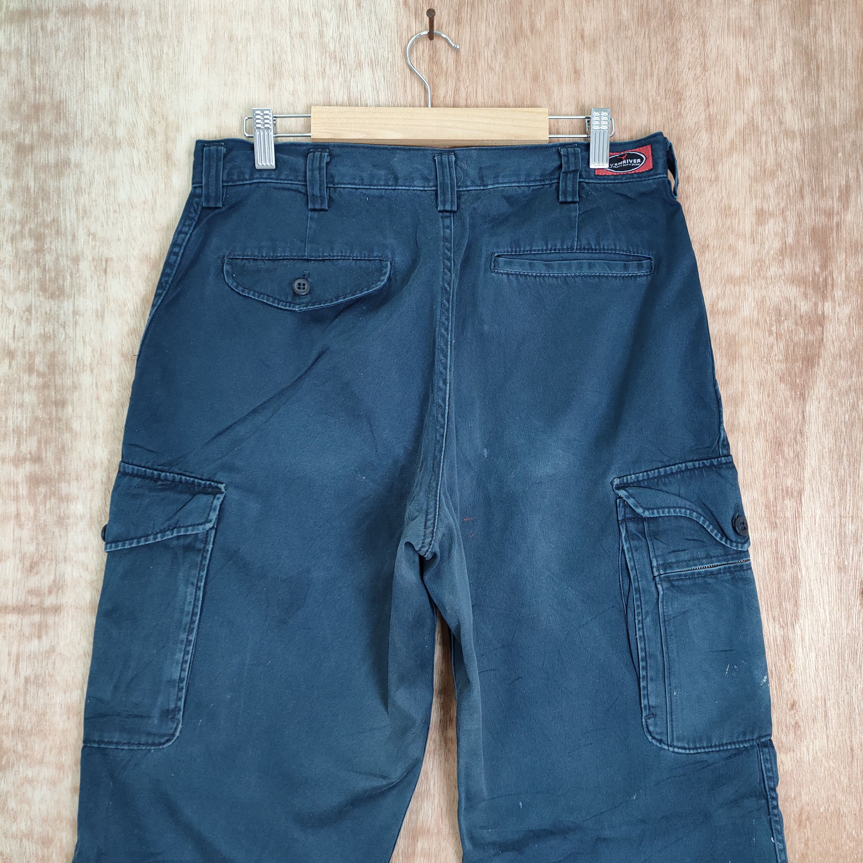 Japanese Brand VINTAGE EVENRIVER FADED CARGO PANTS Size US 32 / EU 48 - 7 Thumbnail