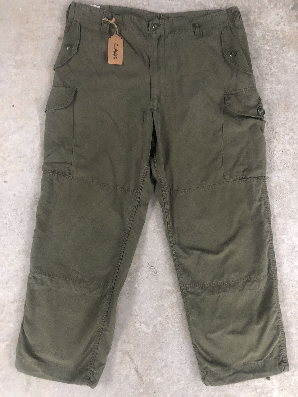 image of Military x Vintage 1989 Army Cargo Pants Tactical in Green, Men's (Size 42)