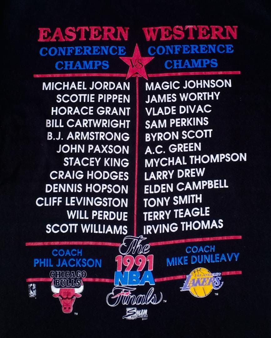 NBA × Vintage Vintage 1991 NBA Michael Jordan x Magic Johnson Final Size US L / EU 52-54 / 3 - 7 Thumbnail